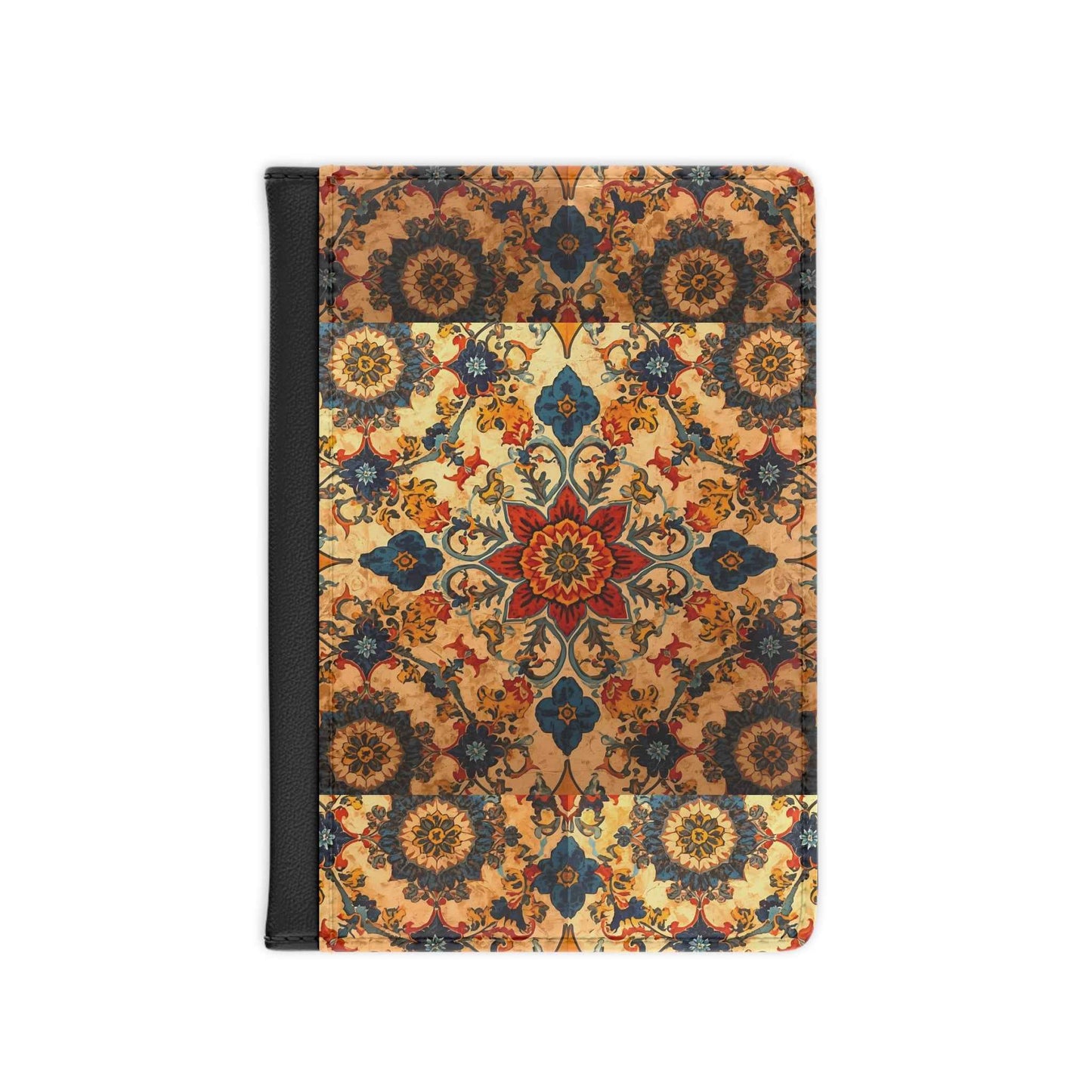 Vintage Floral Passport Cover – Boho Travel Document Holder
