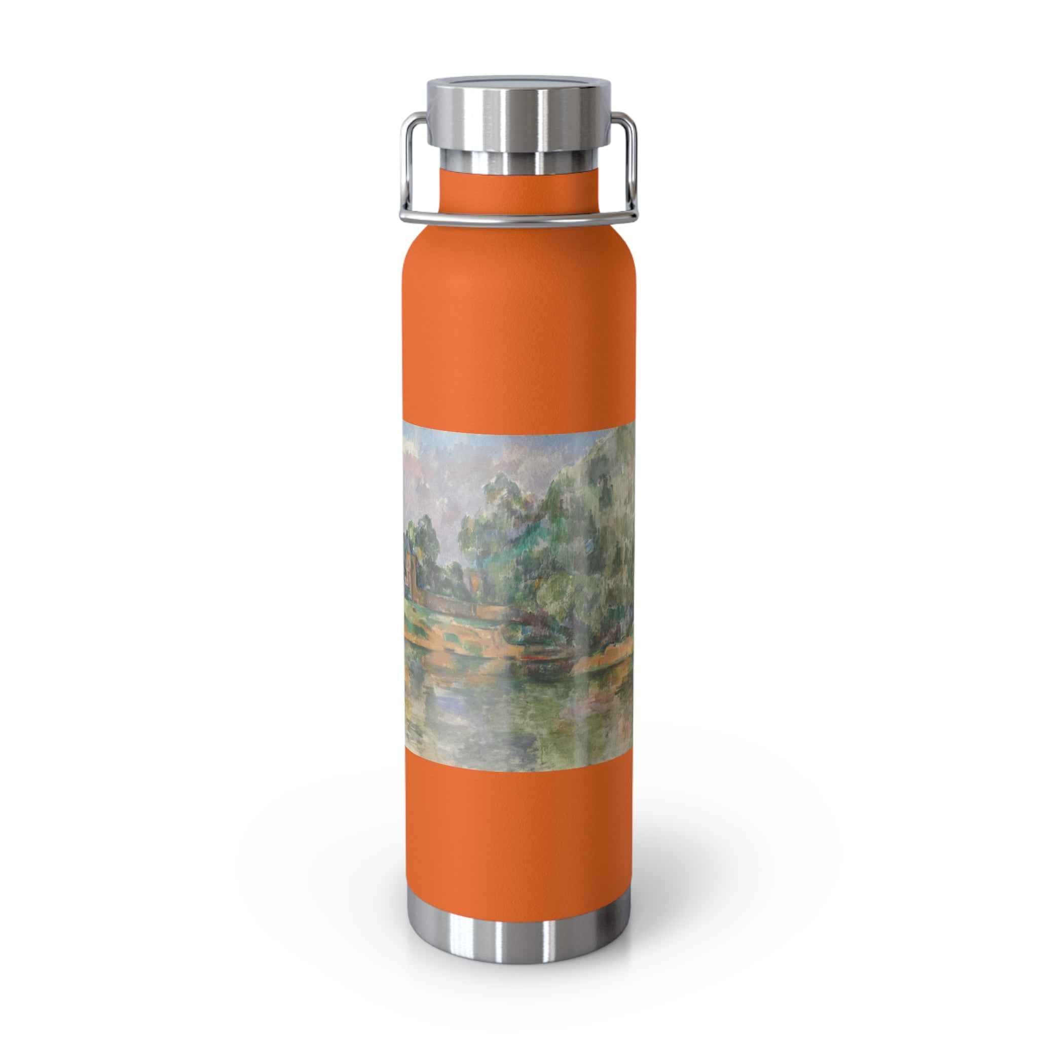Artistic Copper Water Bottle - Vacuum Insulated for Outdoor Gifting - Rosetta Creative Boutique