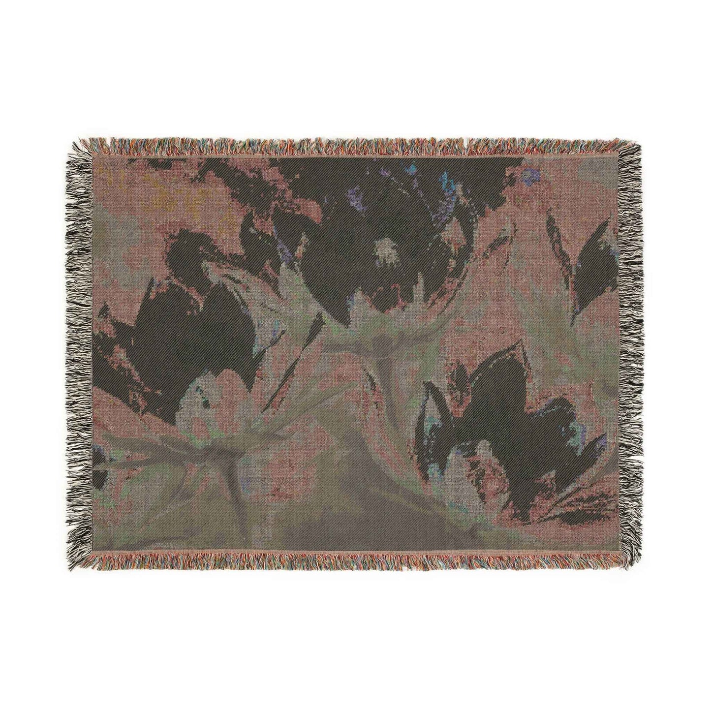 Artistic Moonflower Woven Blanket with Floral and Abstract Designs, Cozy Home Decor, Perfect for Living Room or Bedroom, Gift for Art Lovers, [...]