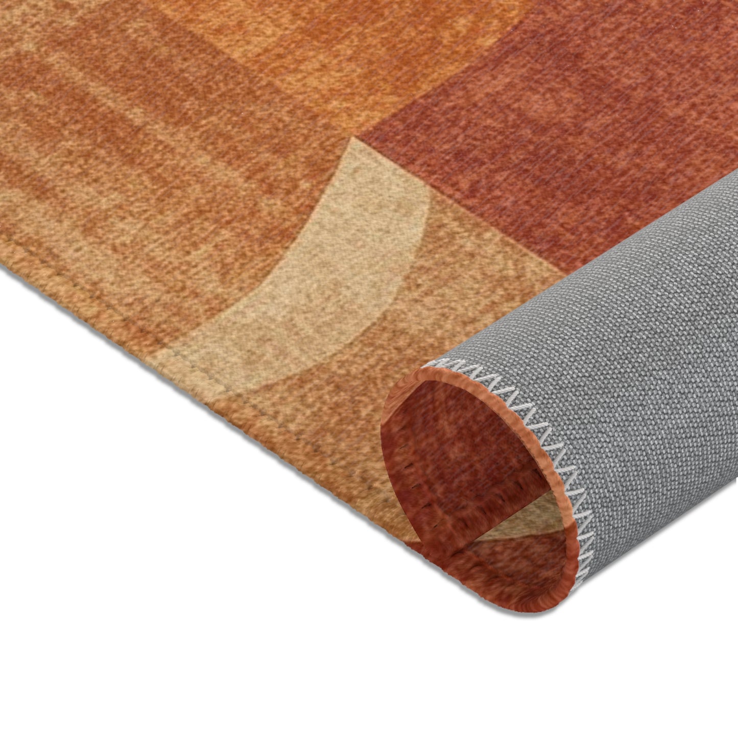 Boho Chic Area Rug Warm Textured Home Decor Living Room - Rosetta Creative Boutique