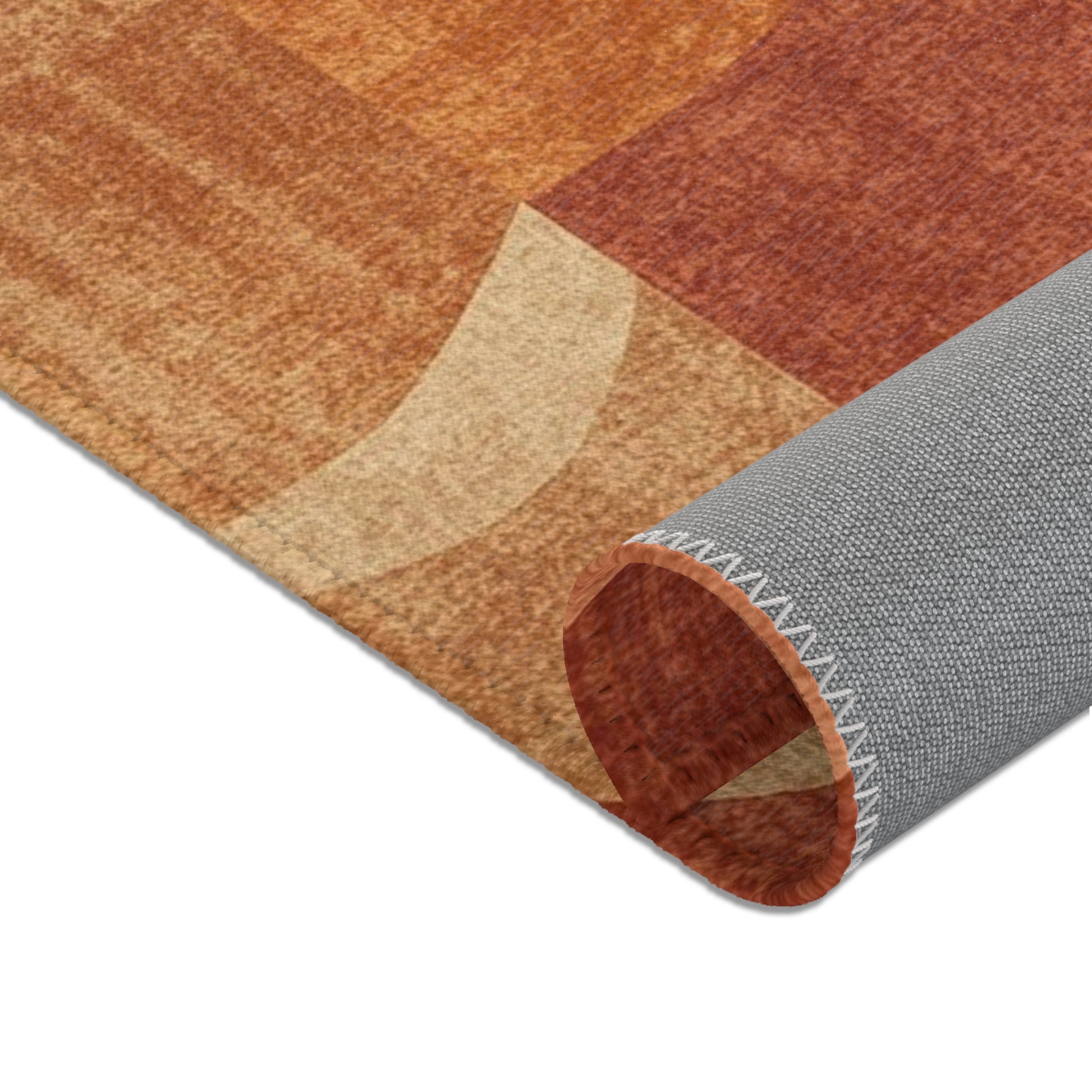 Boho Chic Area Rug Warm Textured Home Decor Living Room - Rosetta Creative Boutique