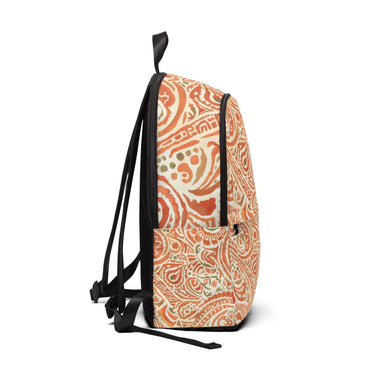 Stylish Waterproof Fabric Backpack with Artistic Pattern by Rosetta Creative Boutique, Everyday Use, School, Travel Bag, Unique Gift, Vintage Style