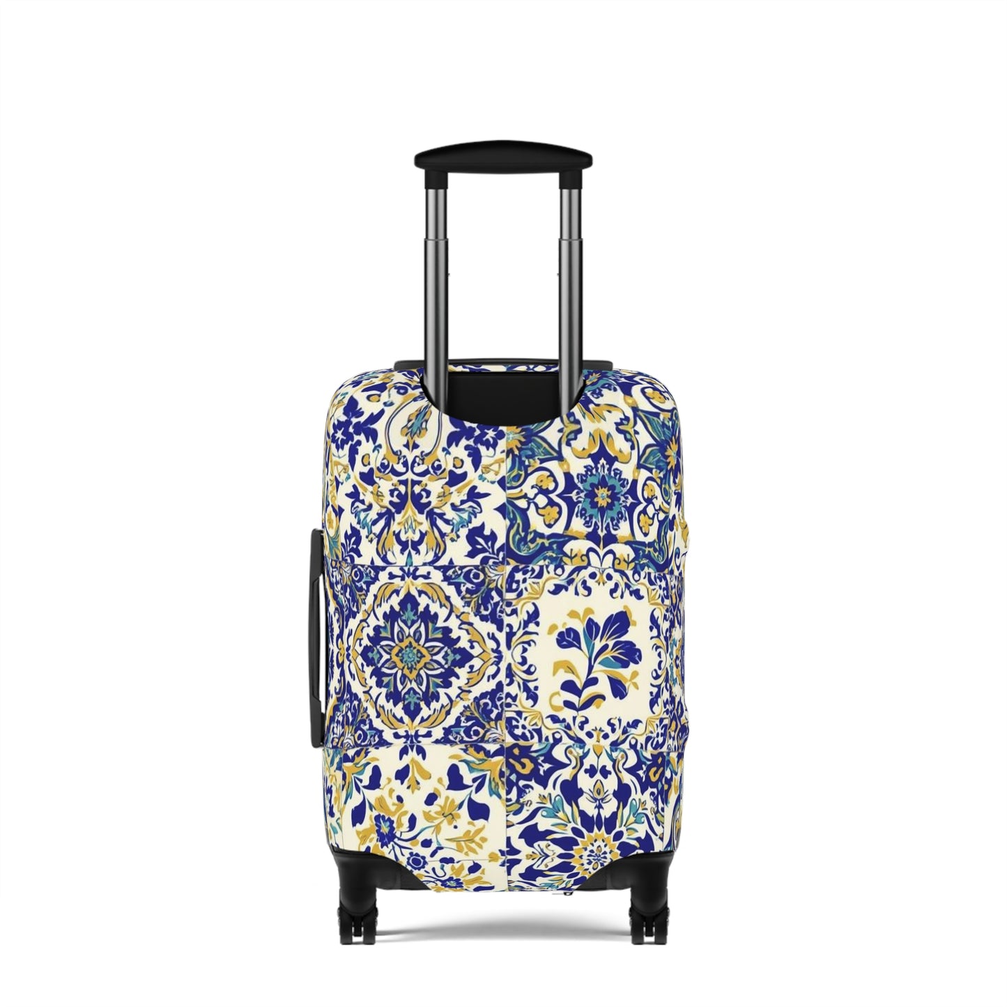 Luggage Cover Travel Accessory Floral Sicilian Design - Rosetta Creative Boutique