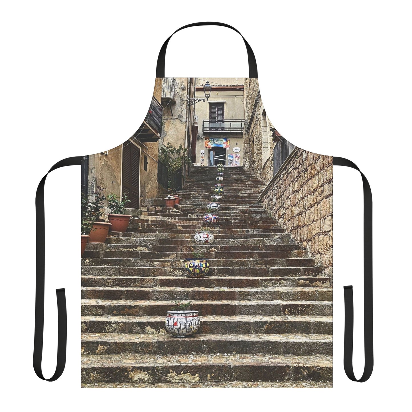 Artistic Sicilian Town Apron with 5-Color Straps, Kitchen Gift for Home Chefs, Unique Cooking Gear, Ideal for Art Lovers, Perfect for [...]