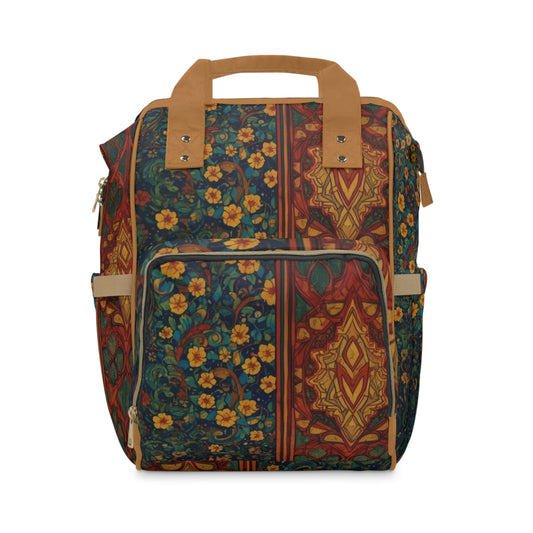 Floral Diaper Backpack for Moms Travel Essential Gift - Rosetta Creative Boutique