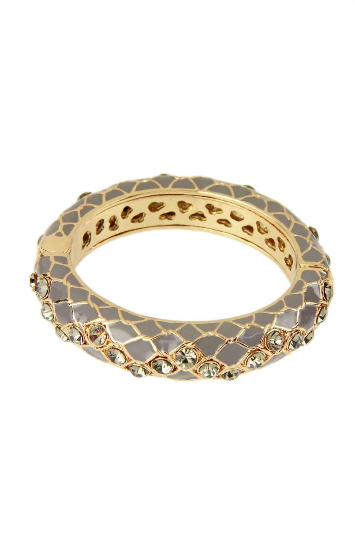 Embellished Crystal Bangle Bracelet