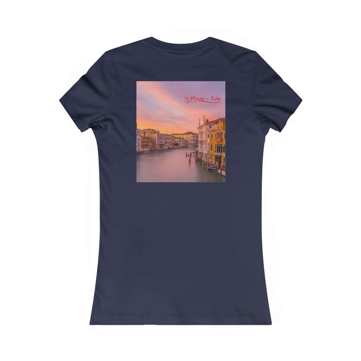 Venice Sunset Canal Women's Tee — Travel Graphic Shirt