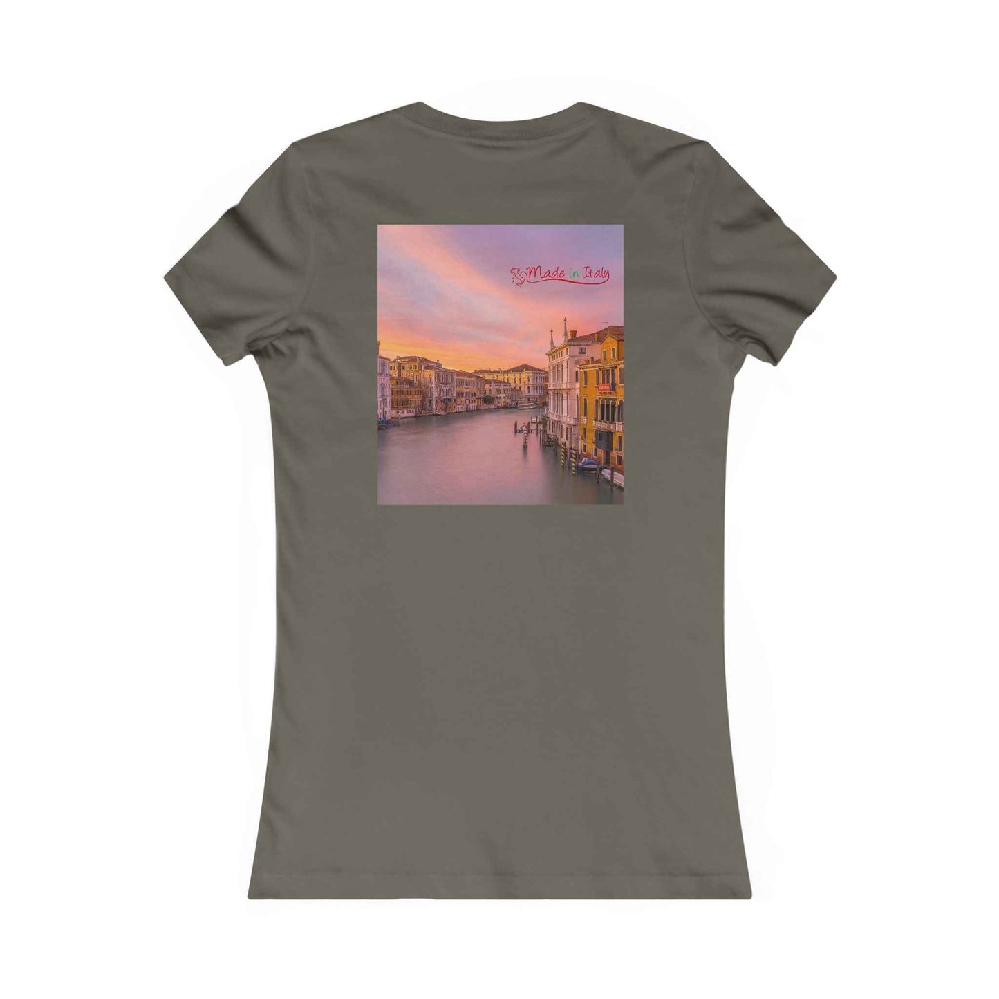 Venice Sunset Canal Women's Tee — Travel Graphic Shirt