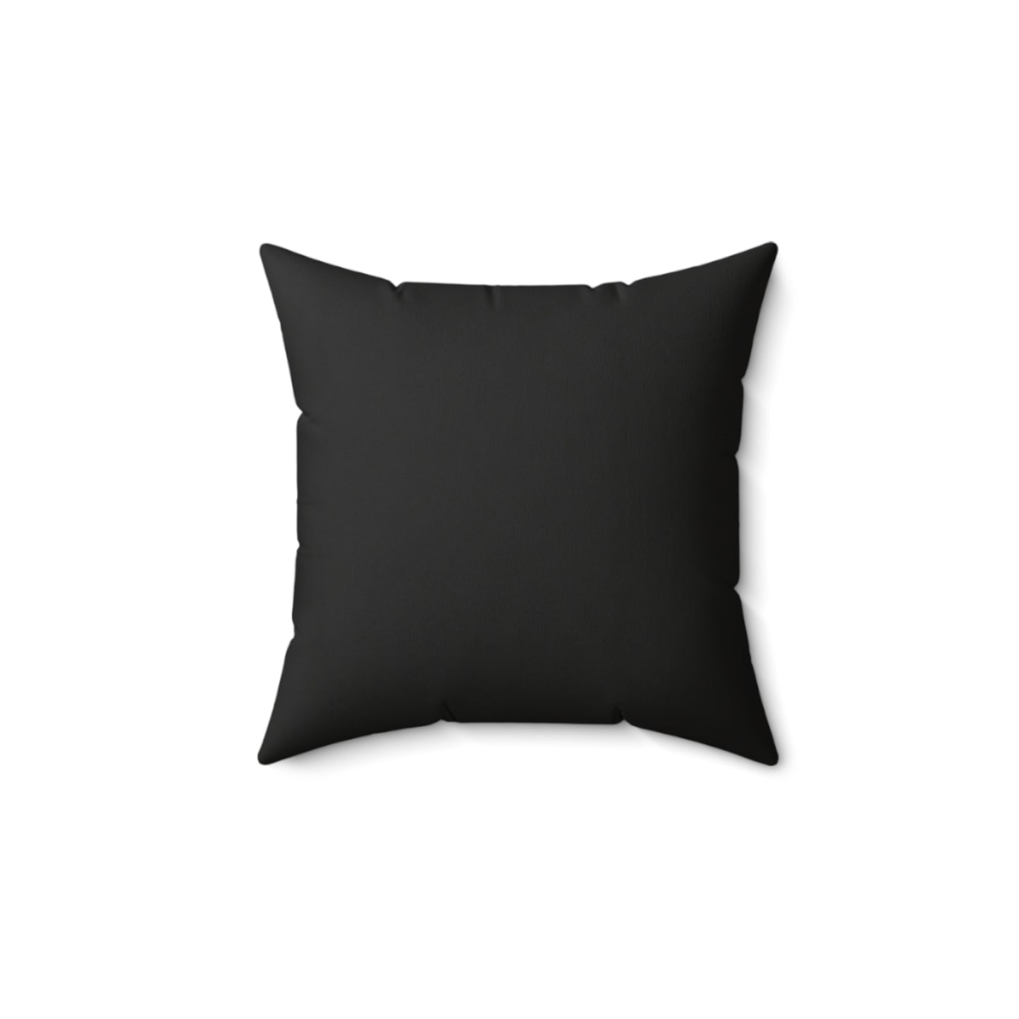 Suede Square Pillow — Asian Ink Landscape with Cherry Blossoms