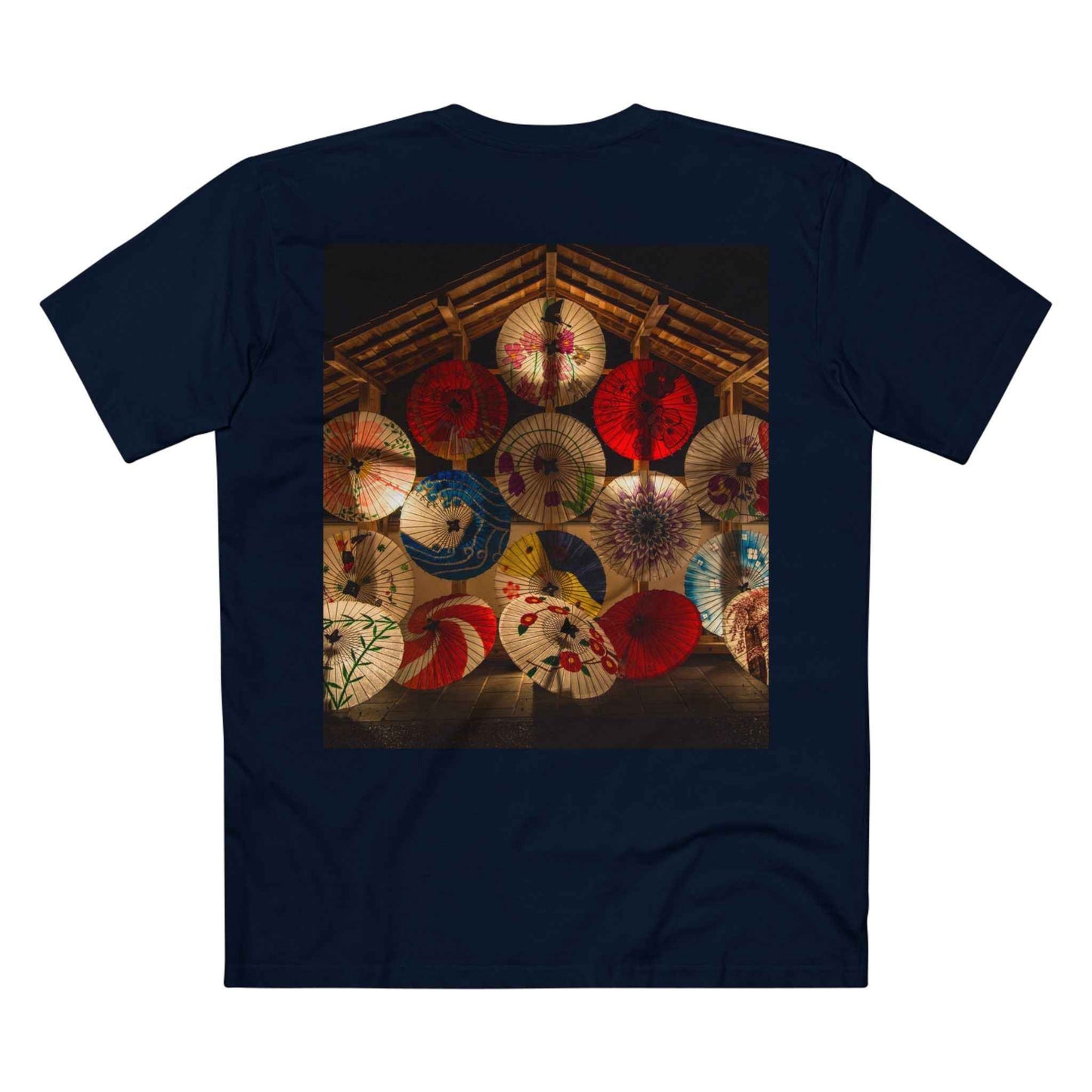 Kyoto Daydreams Vintage Japanese Umbrella Photo Tee Soft Cotton