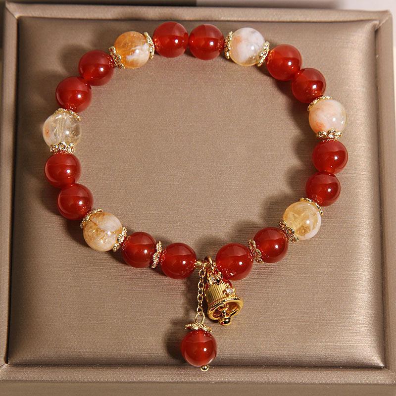 Solar Flare: Sun-Drenched Agate & Quartz Crystal Fusion Necklace