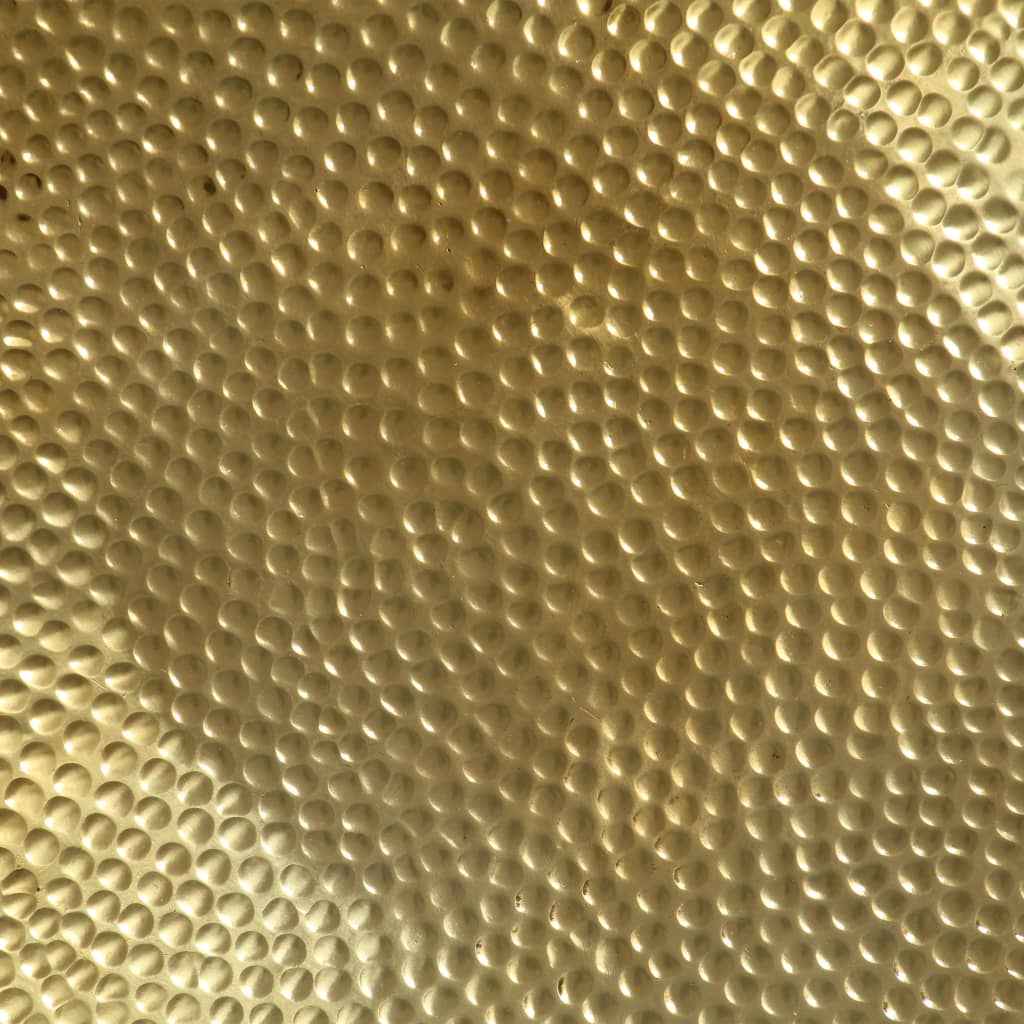 Coffee Table in Hammered Brass