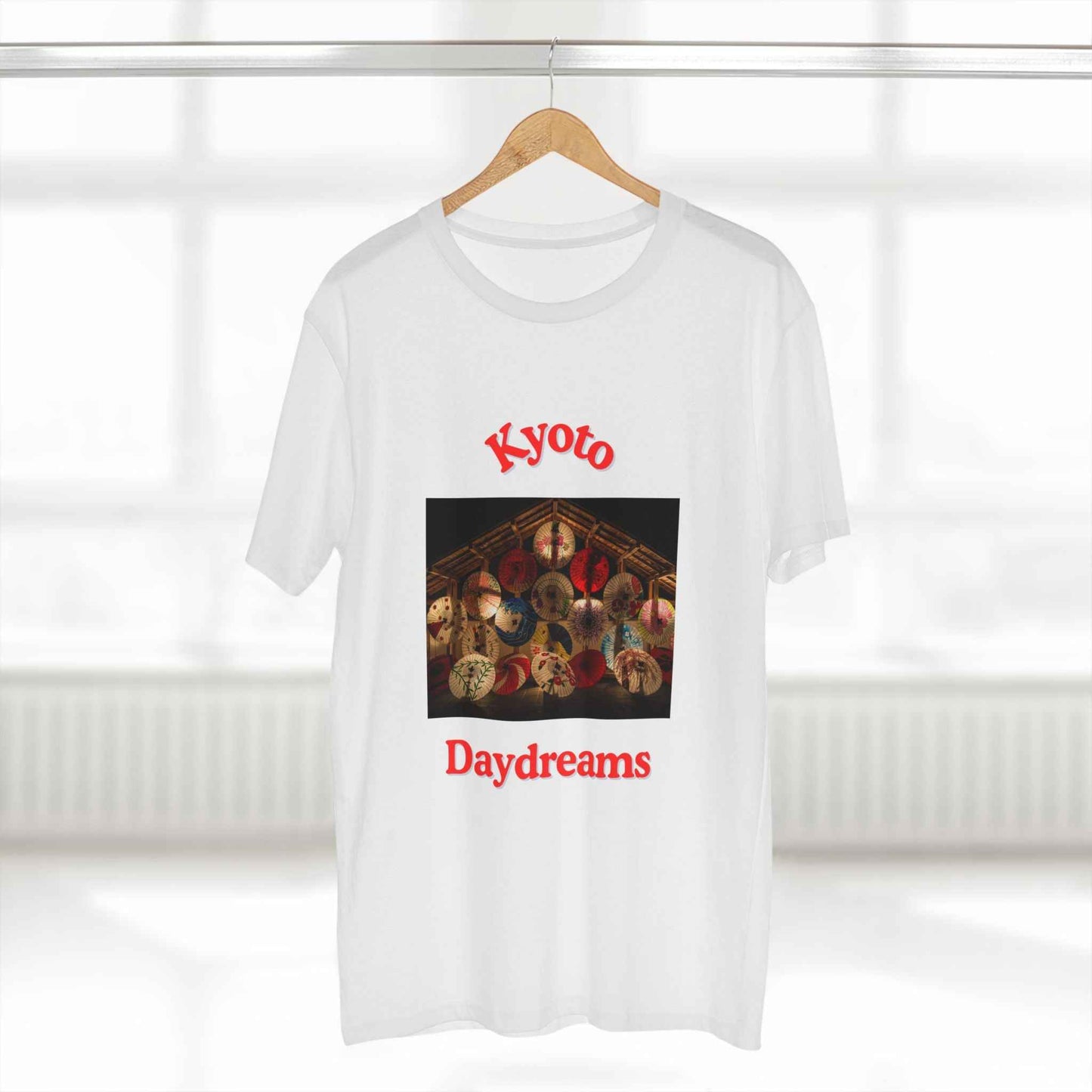 Kyoto Daydreams Vintage Japanese Umbrella Photo Tee Soft Cotton