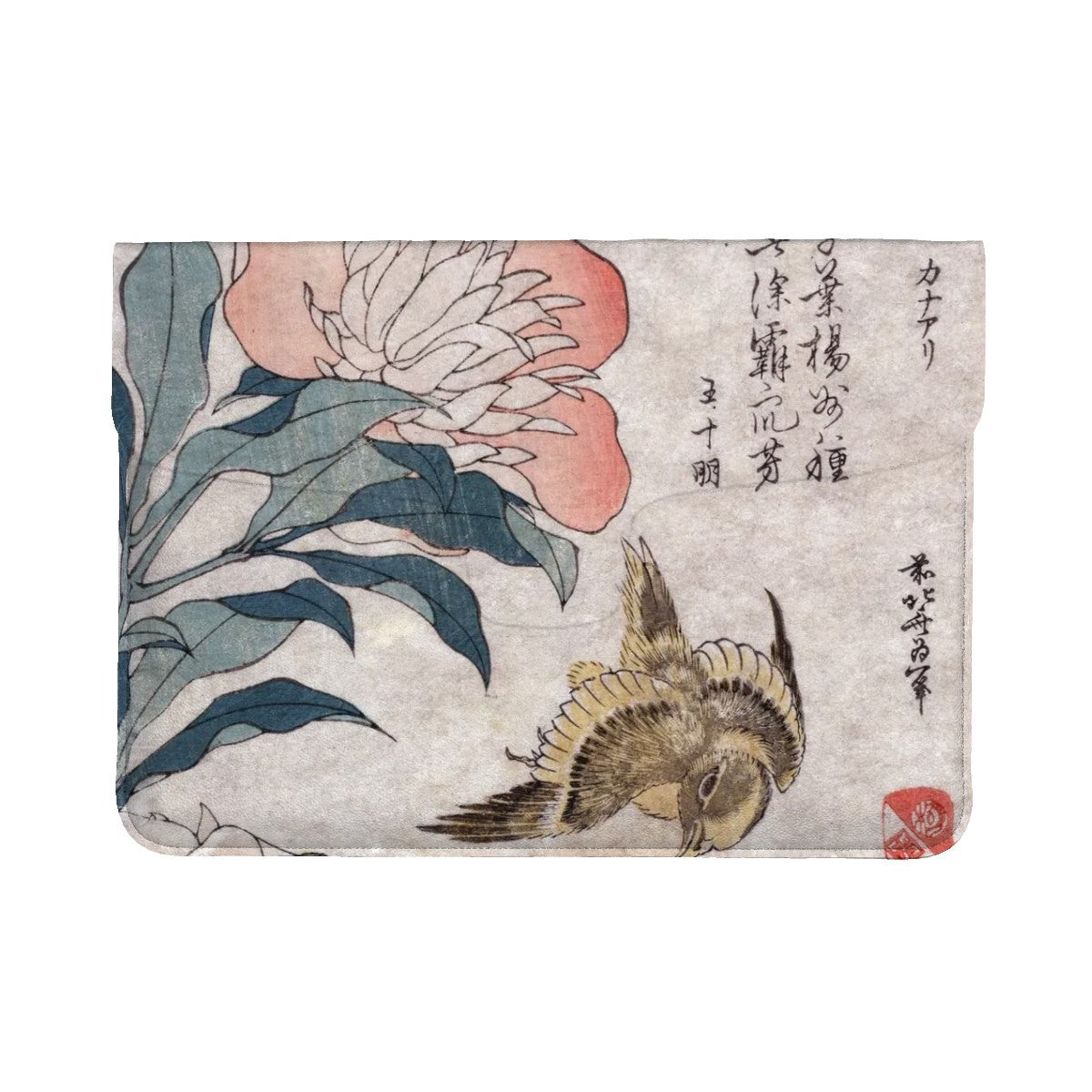 Japanese Painting Laptop Case - Stylish & Durable PU Leather Protection - Rosetta Creative Boutique