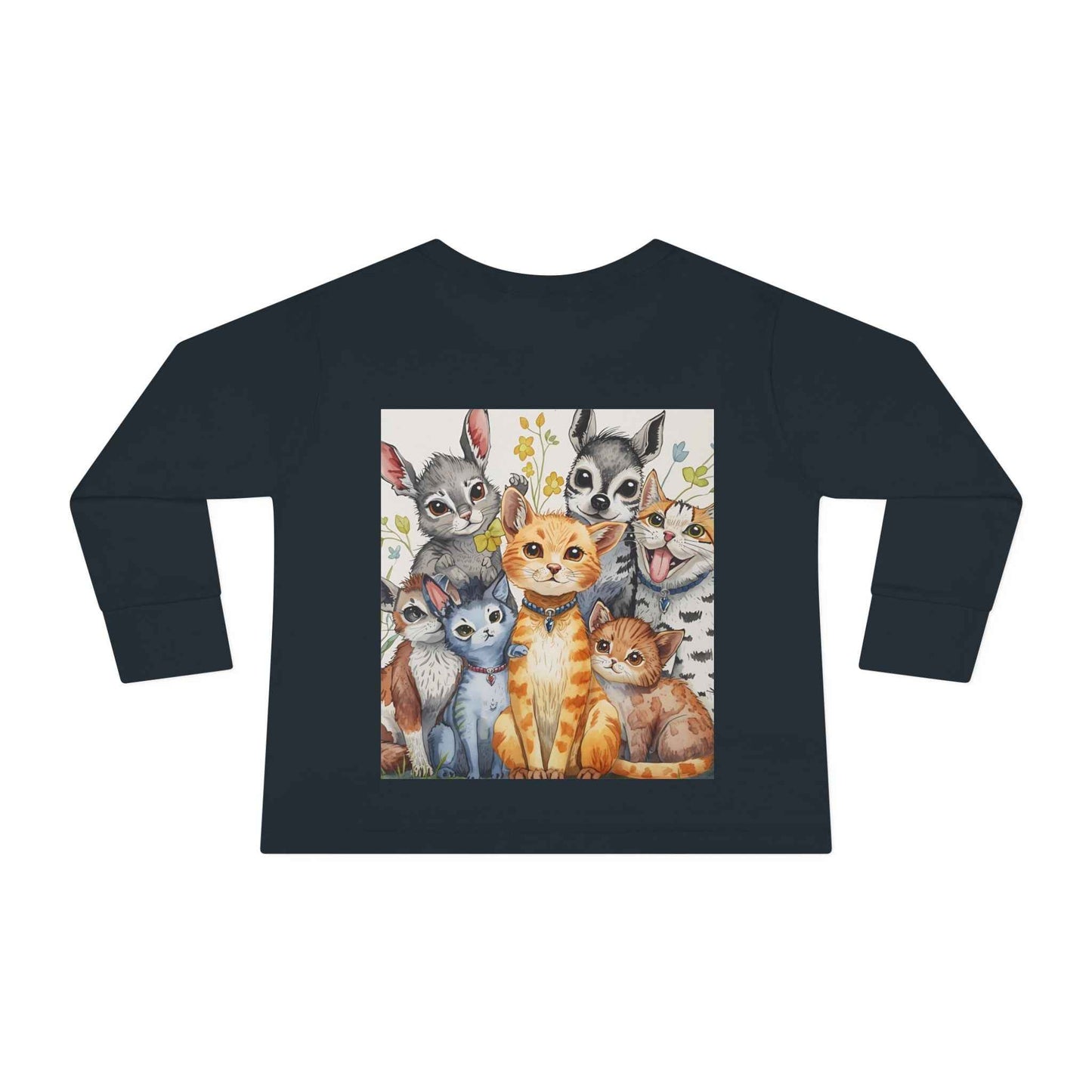 Adorable Animal Friends Toddler Long Sleeve Tee
