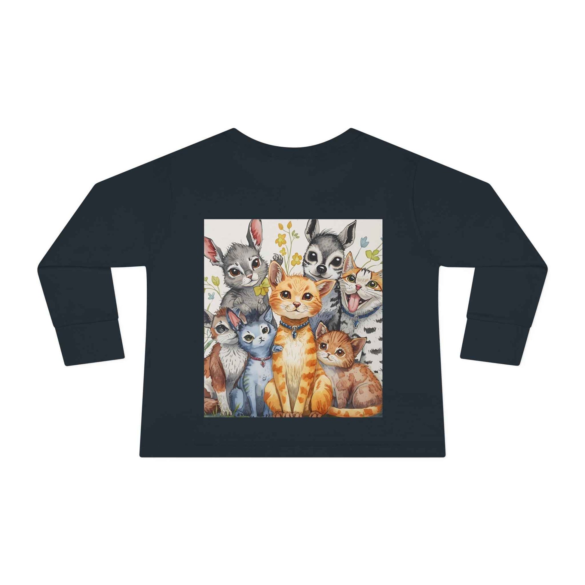 Adorable Animal Friends Toddler Long Sleeve Tee