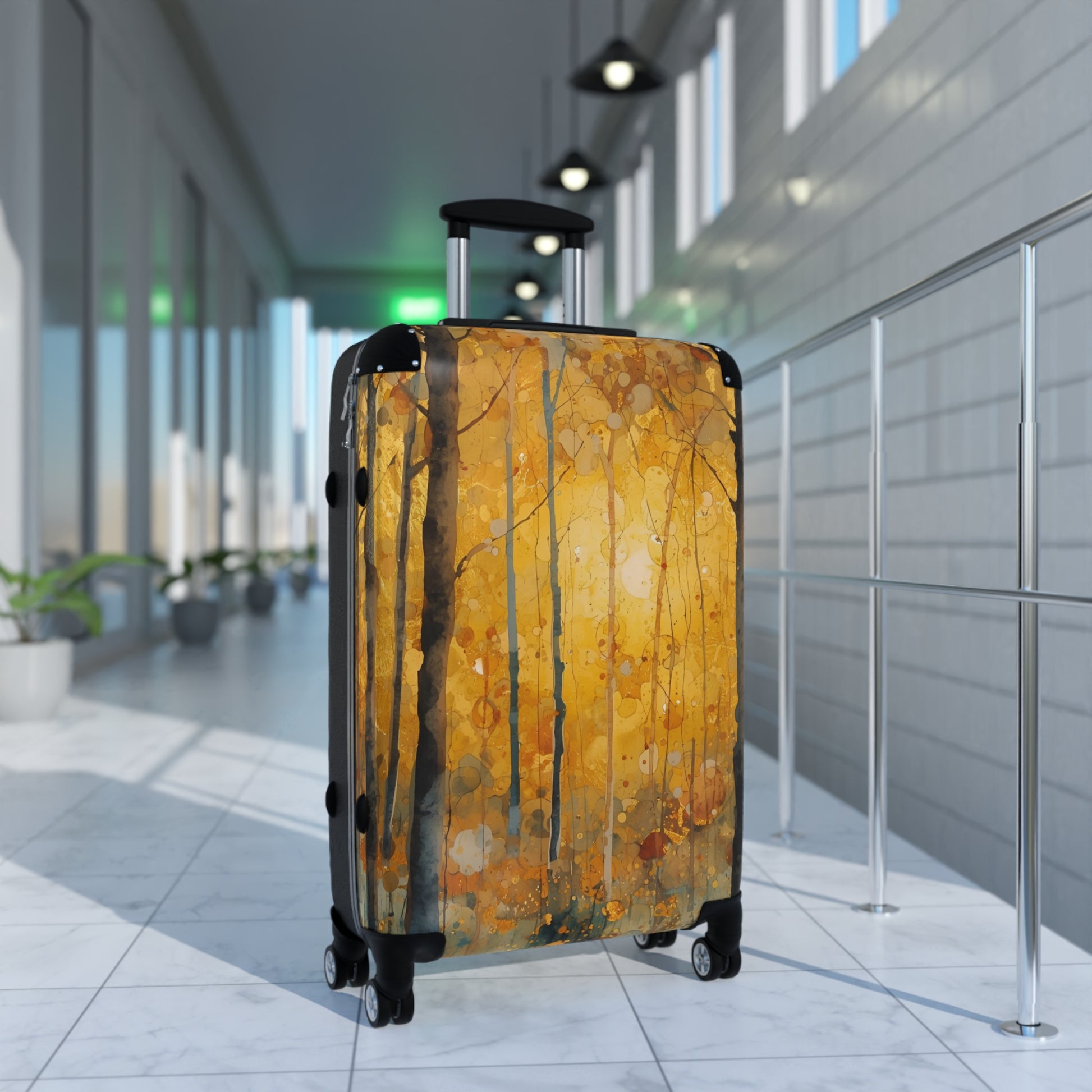 Golden Forest Suitcase Rosetta Creative Boutique Luggage - Rosetta Creative Boutique