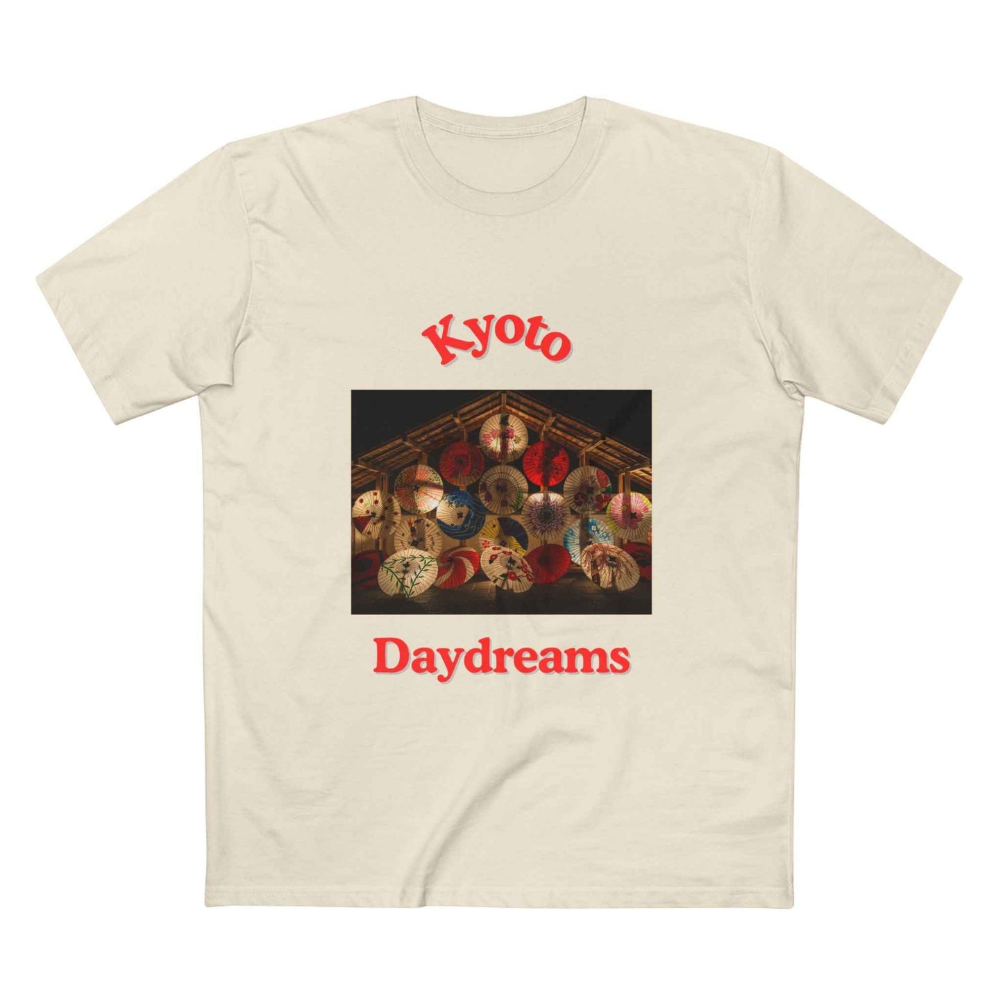 Kyoto Daydreams Vintage Japanese Umbrella Photo Tee Soft Cotton