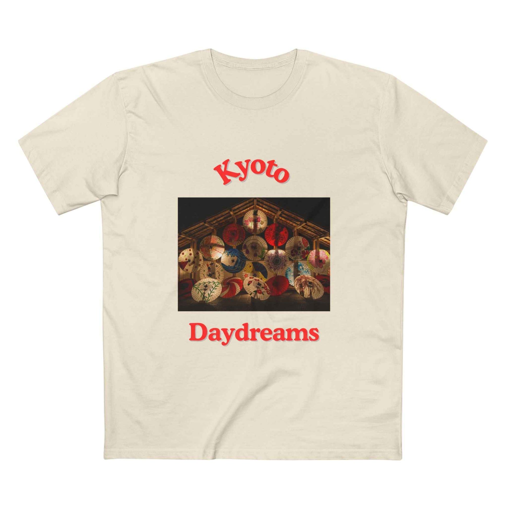 Kyoto Daydreams Vintage Japanese Umbrella Photo Tee Soft Cotton
