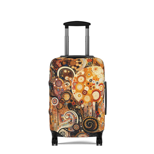 Klimt-Inspired Luggage Cover for Travelers – Unique Bohemian Suitcase Protector by Rosetta Creative Boutique - Rosetta Creative Boutique