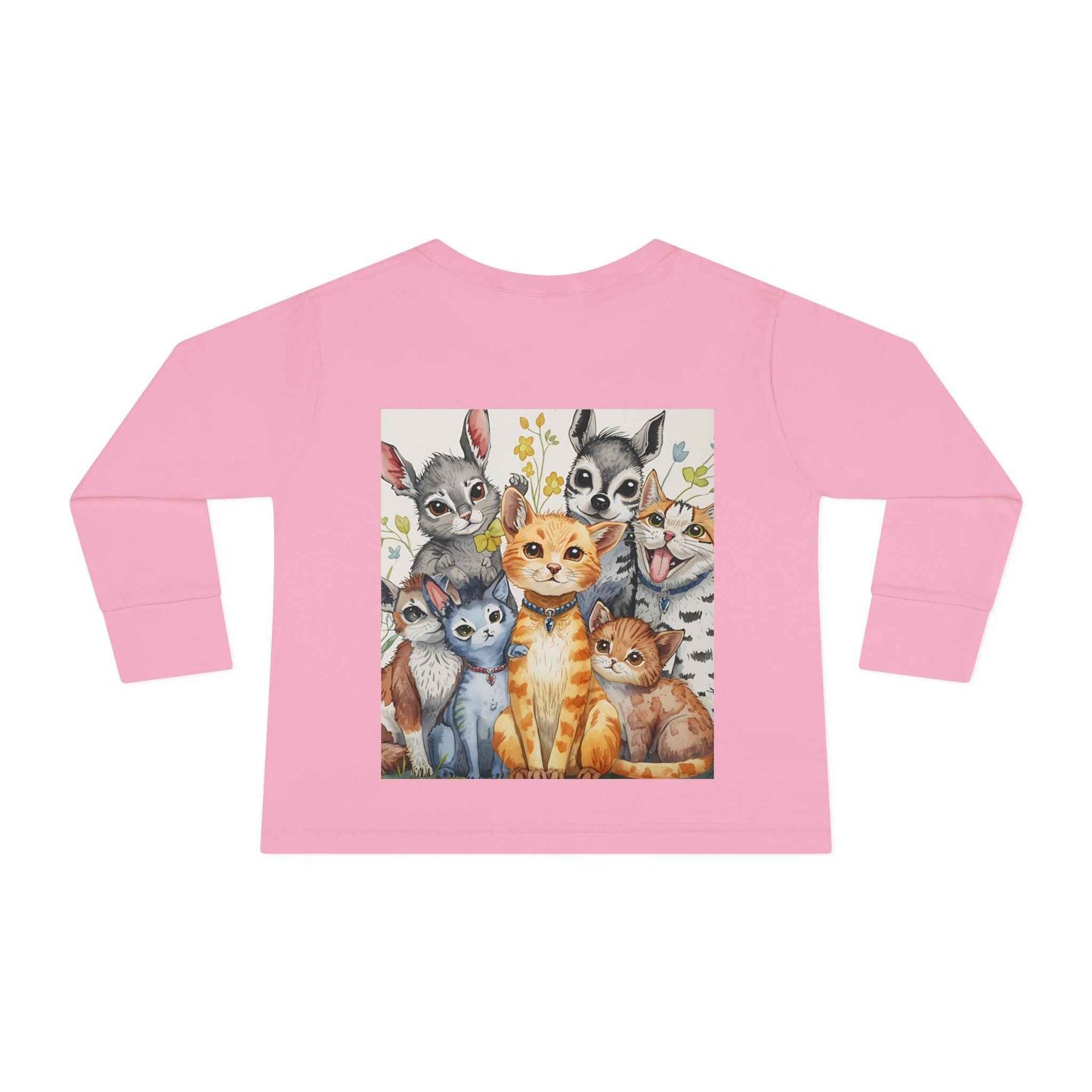 Adorable Animal Friends Toddler Long Sleeve Tee