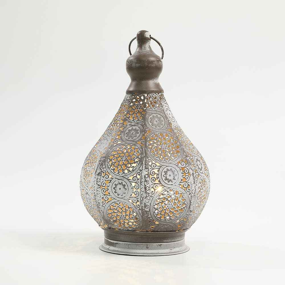 11.5'' Tall Moroccan Battery Powered Table Lamp