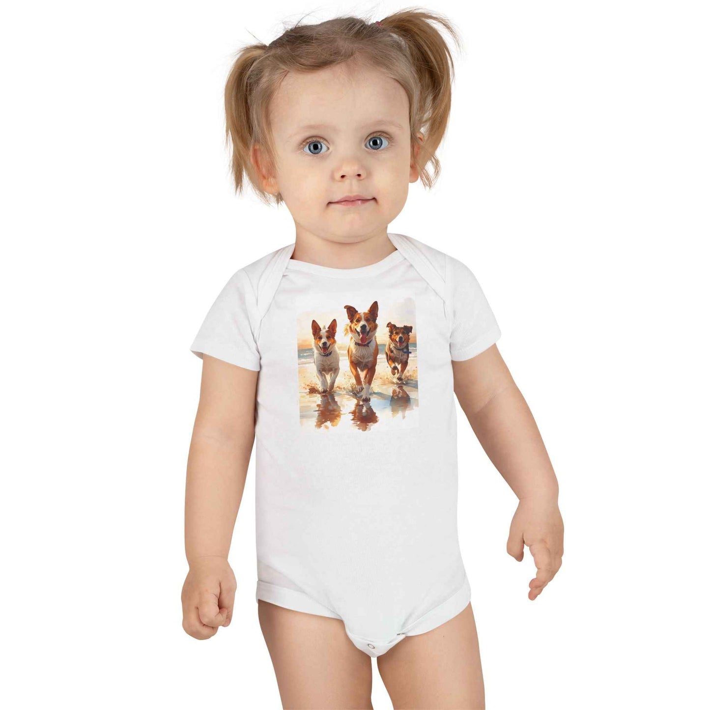 Corgi Pals Organic Baby Bodysuit