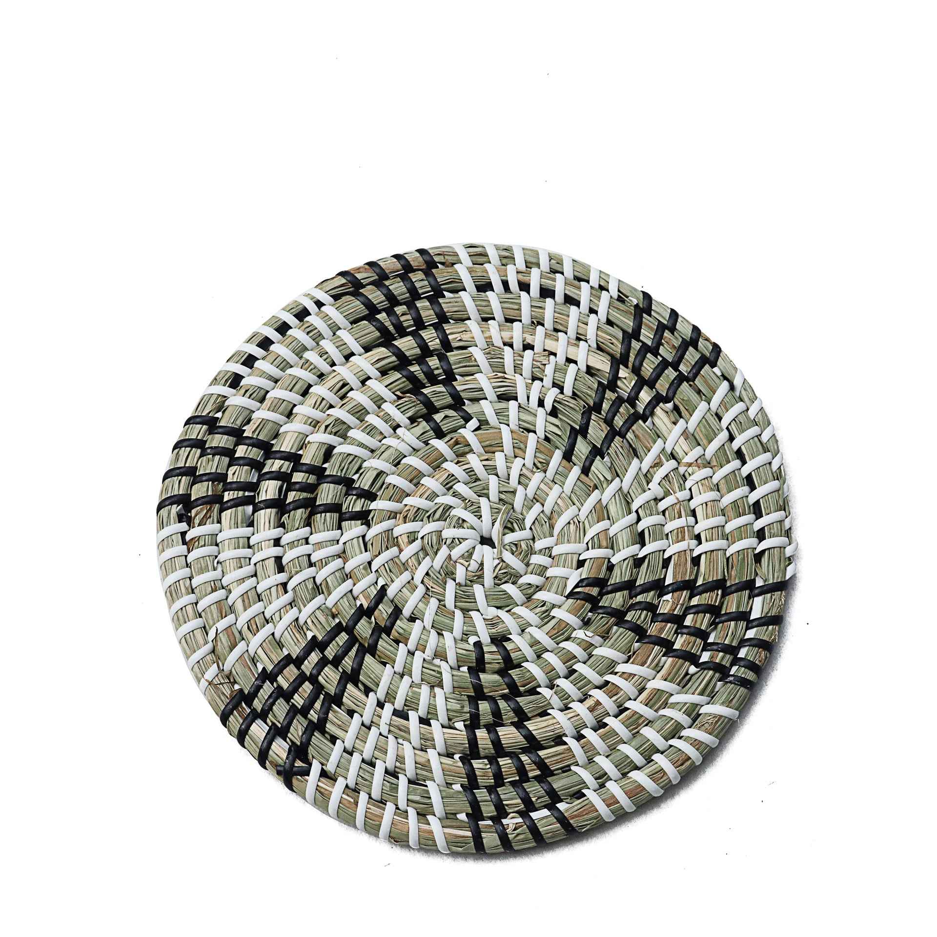 Beautiful Round Bamboo Woven Hot Pad