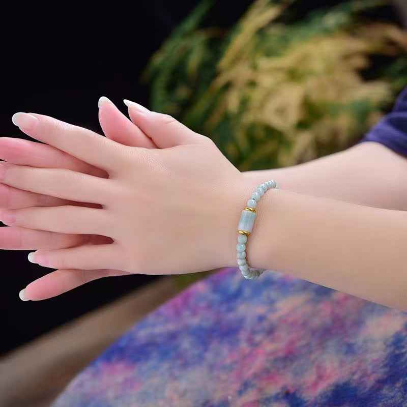 Natural Myanmar Jade Bracelet for Men and Women