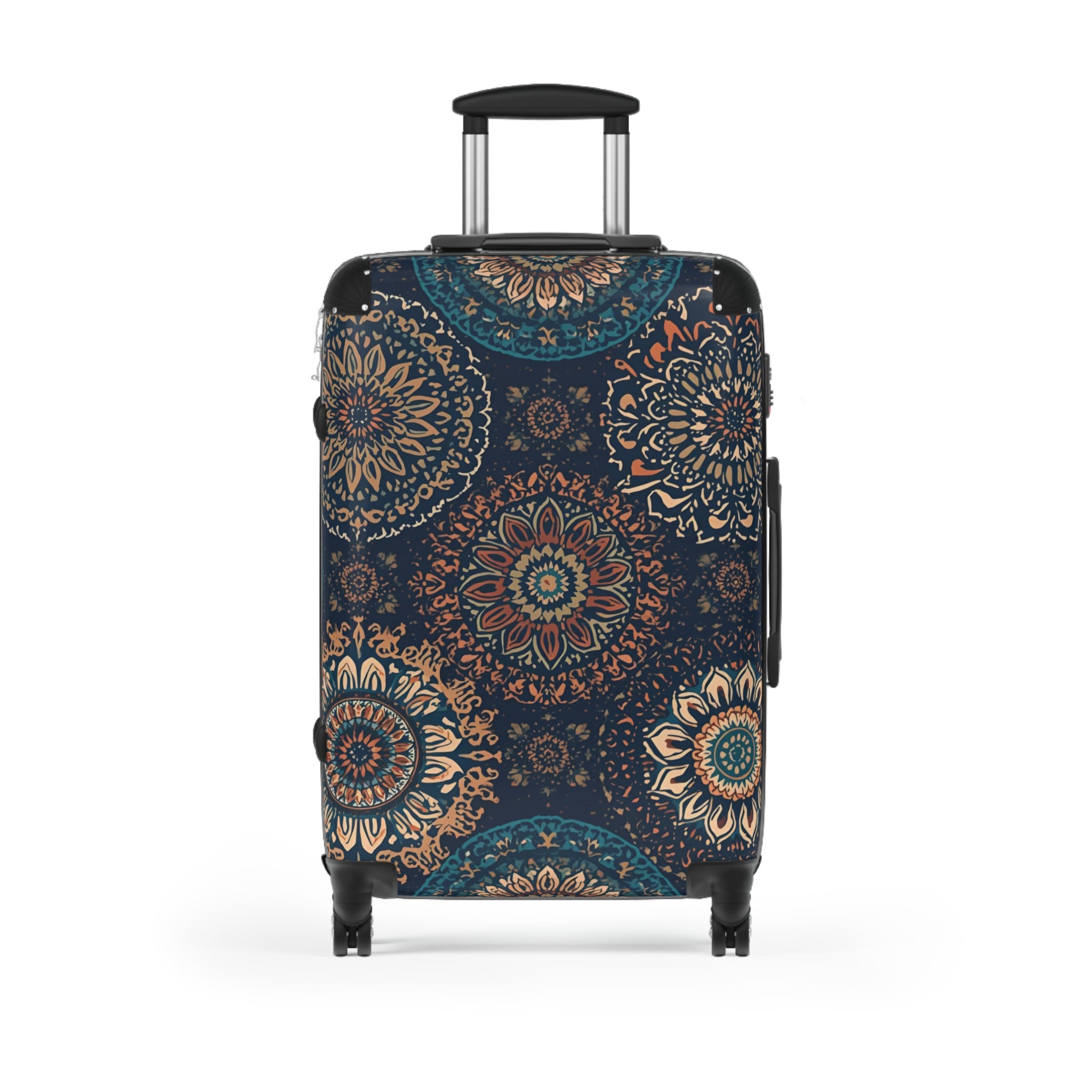Boho Travel Suitcase Rosetta Creative Mandala Carry On - Rosetta Creative Boutique