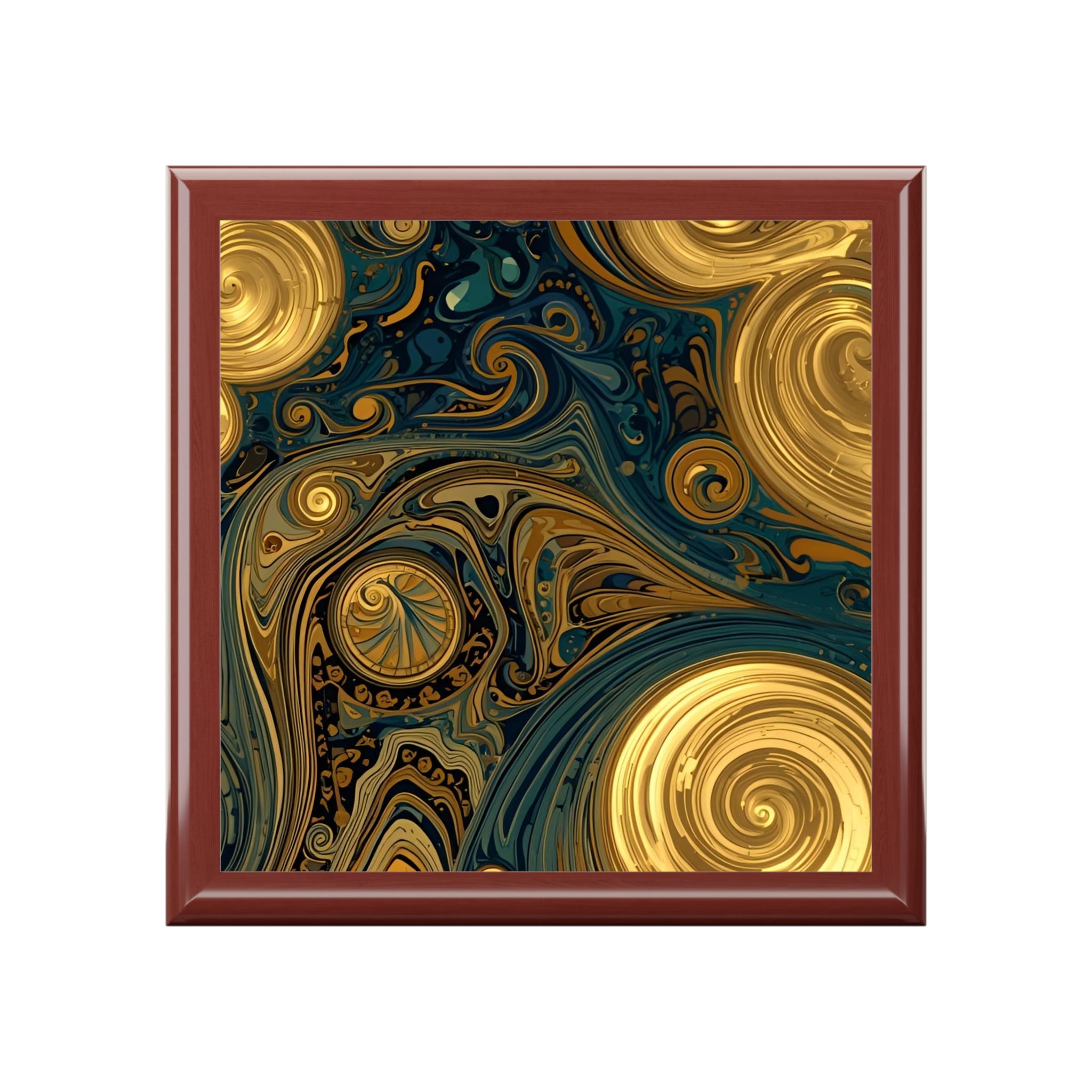 Elegant Swirl Jewel Box Organizer Gift For Her Home Decor - Rosetta Creative Boutique