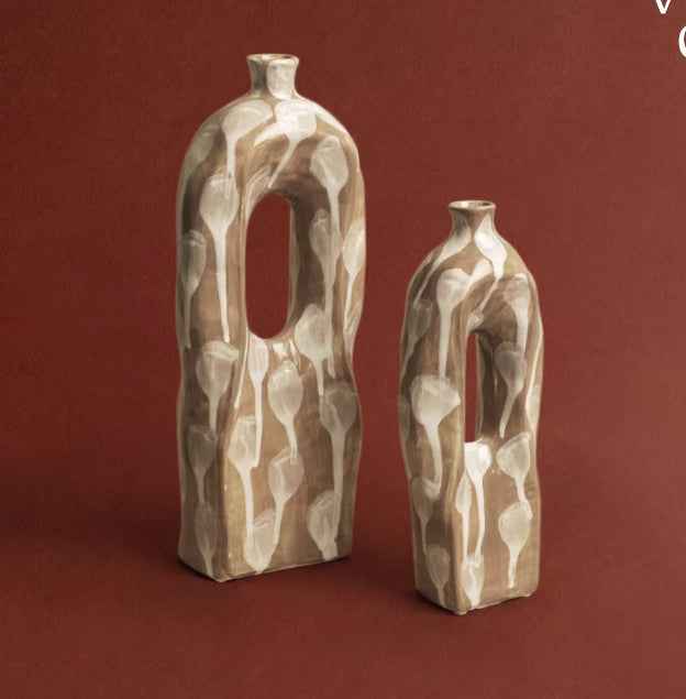 Wabi-sabi Vintage Handmade Ceramic Vase