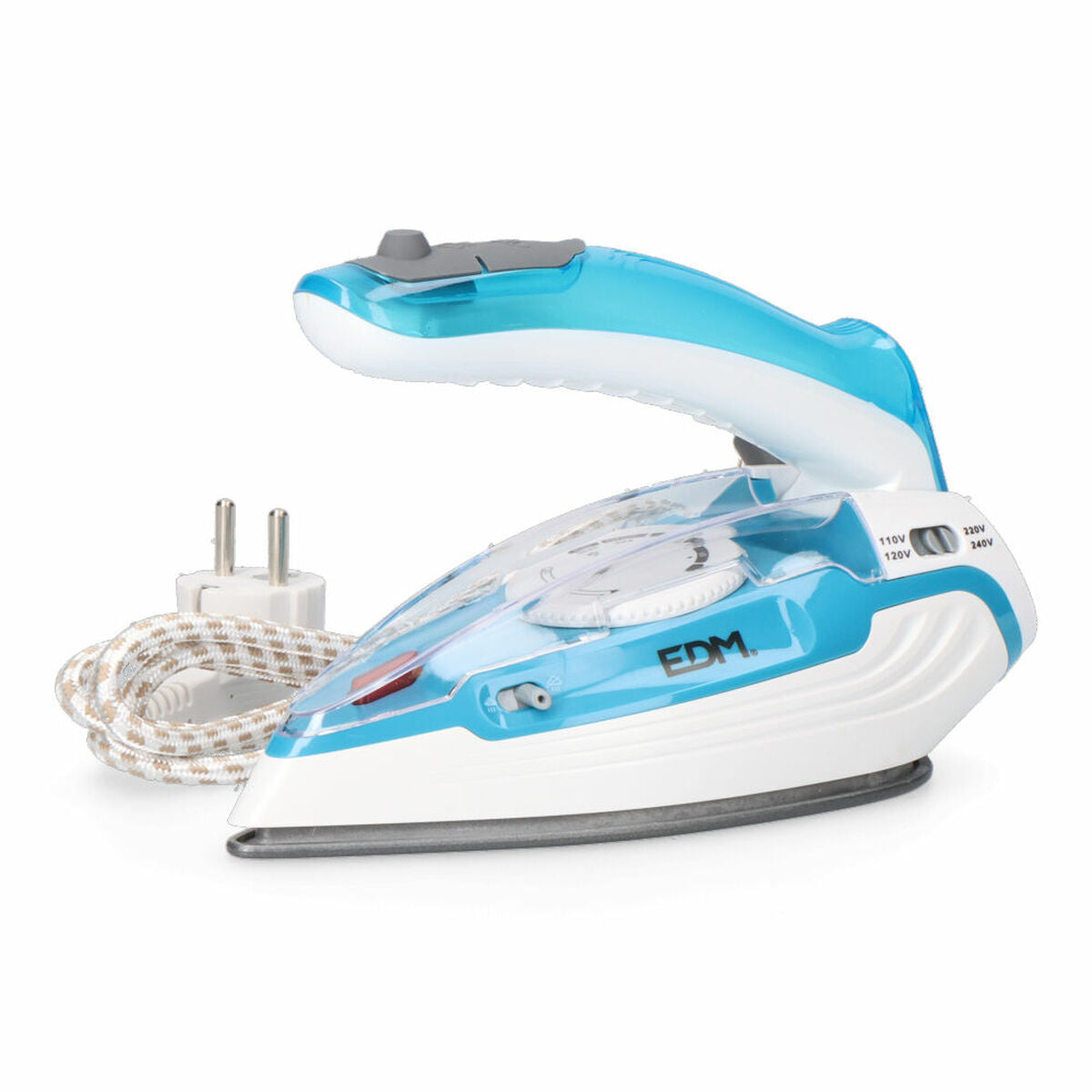 Steam Iron EDM 07305 Blue Travel EU Plug Portable Plus - Rosetta Creative Boutique
