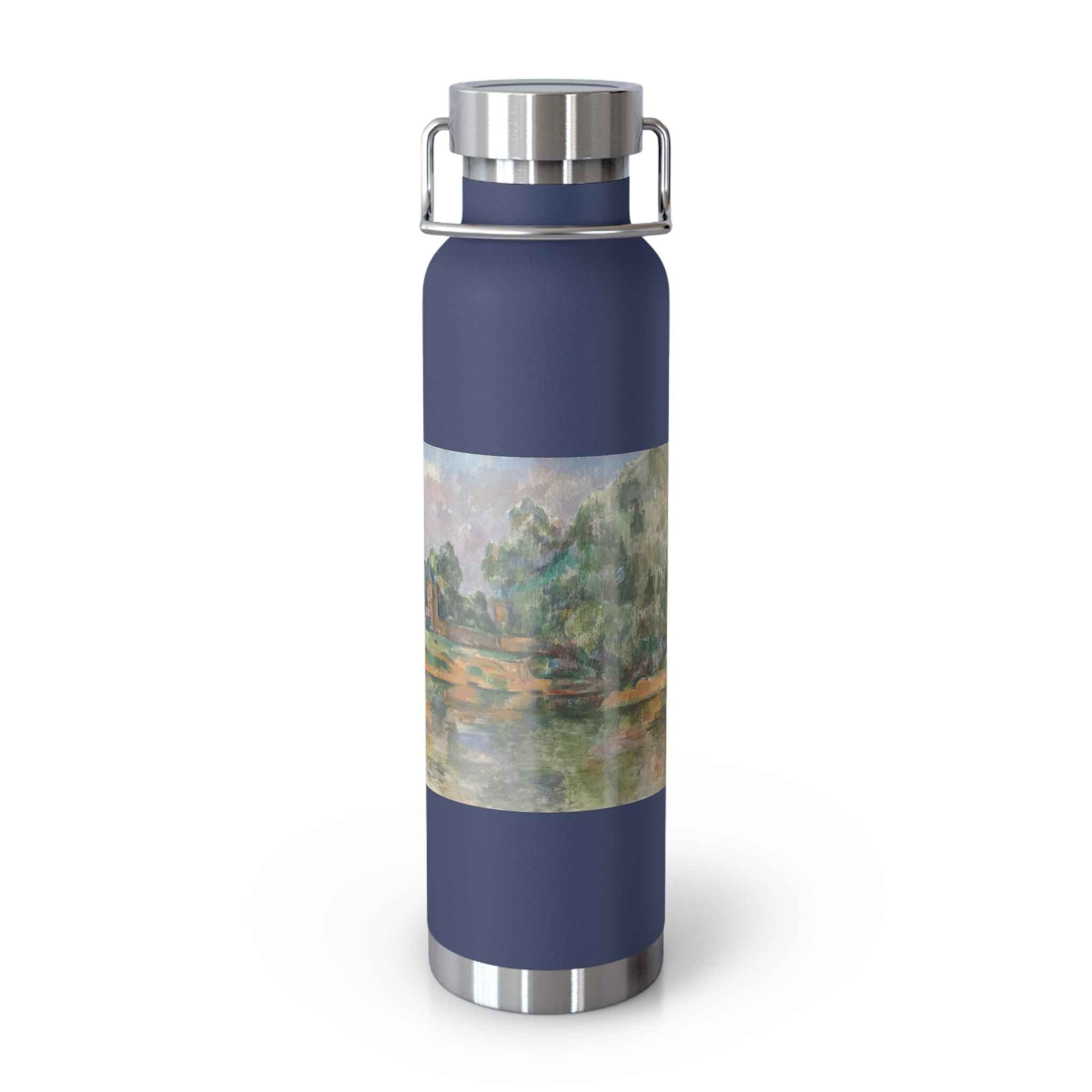 Artistic Copper Water Bottle - Vacuum Insulated for Outdoor Gifting - Rosetta Creative Boutique