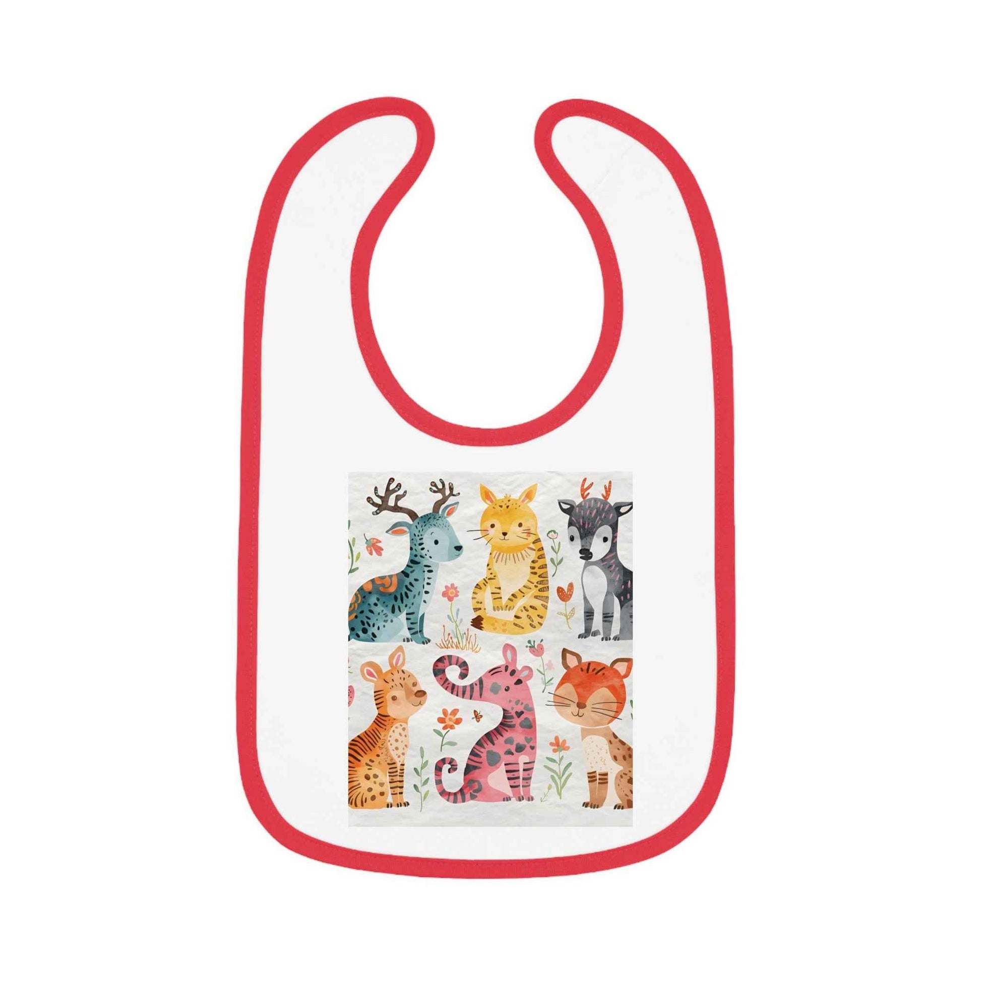 Adorable Animal Print Baby Bib for Messy Mealtimes