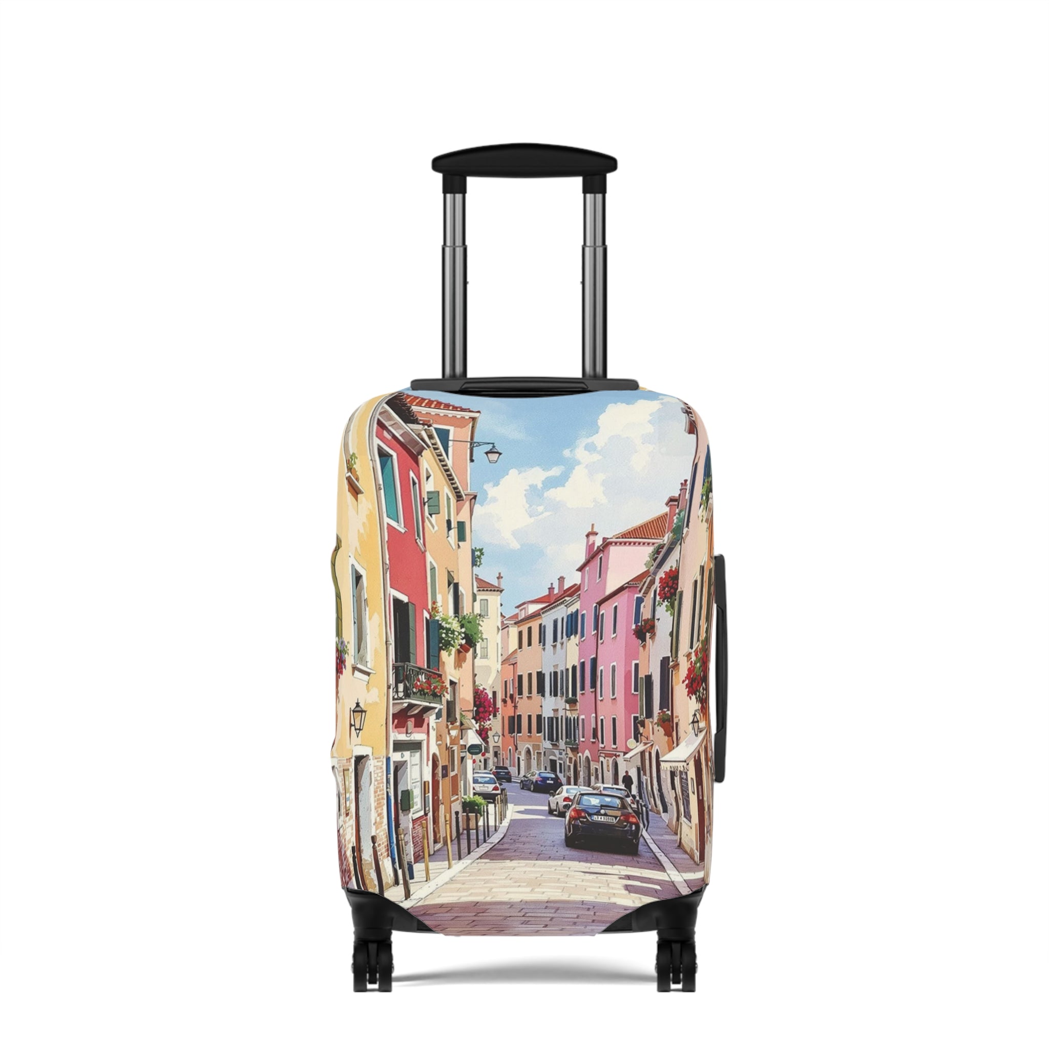 Vibrant Venice Luggage Cover - Stylish Suitcase Protector for Travel Lovers and Personalized Gifts for Wanderlust - Rosetta Creative Boutique