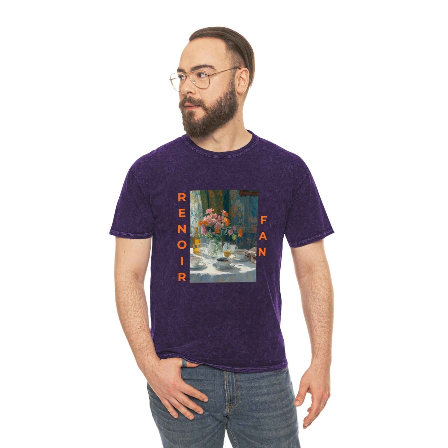 Renoir Floral Still Life Tee Vintage Mineral Wash Cotton