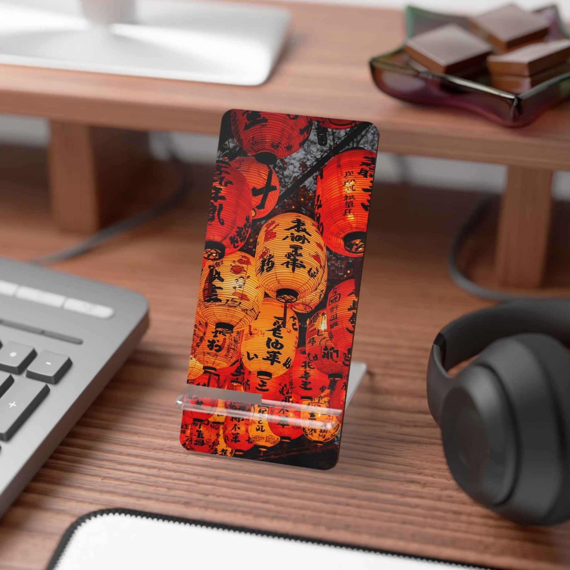 Lantern Festival Smartphone Stand — Asian Lanterns Mobile Display Holder