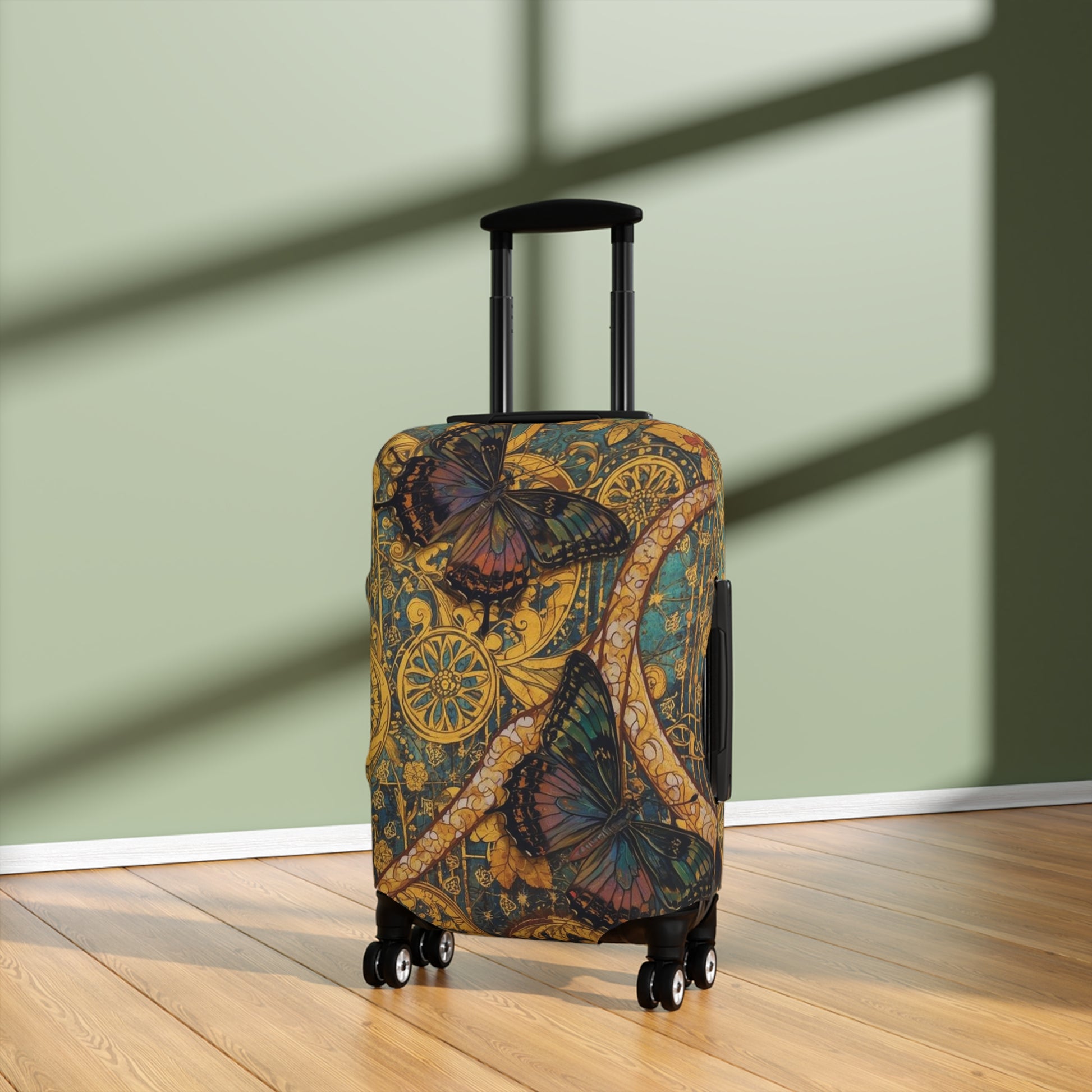 Butterfly Luggage Cover Stylish Suitcase Protector Travel - Rosetta Creative Boutique