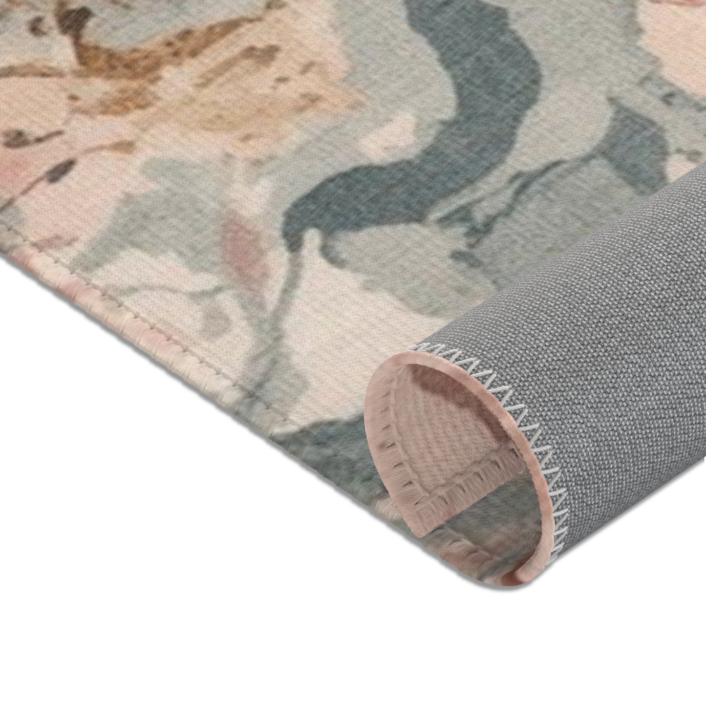 Floral Boho Area Rug for Living Room Home Decor Soft Comfort - Rosetta Creative Boutique