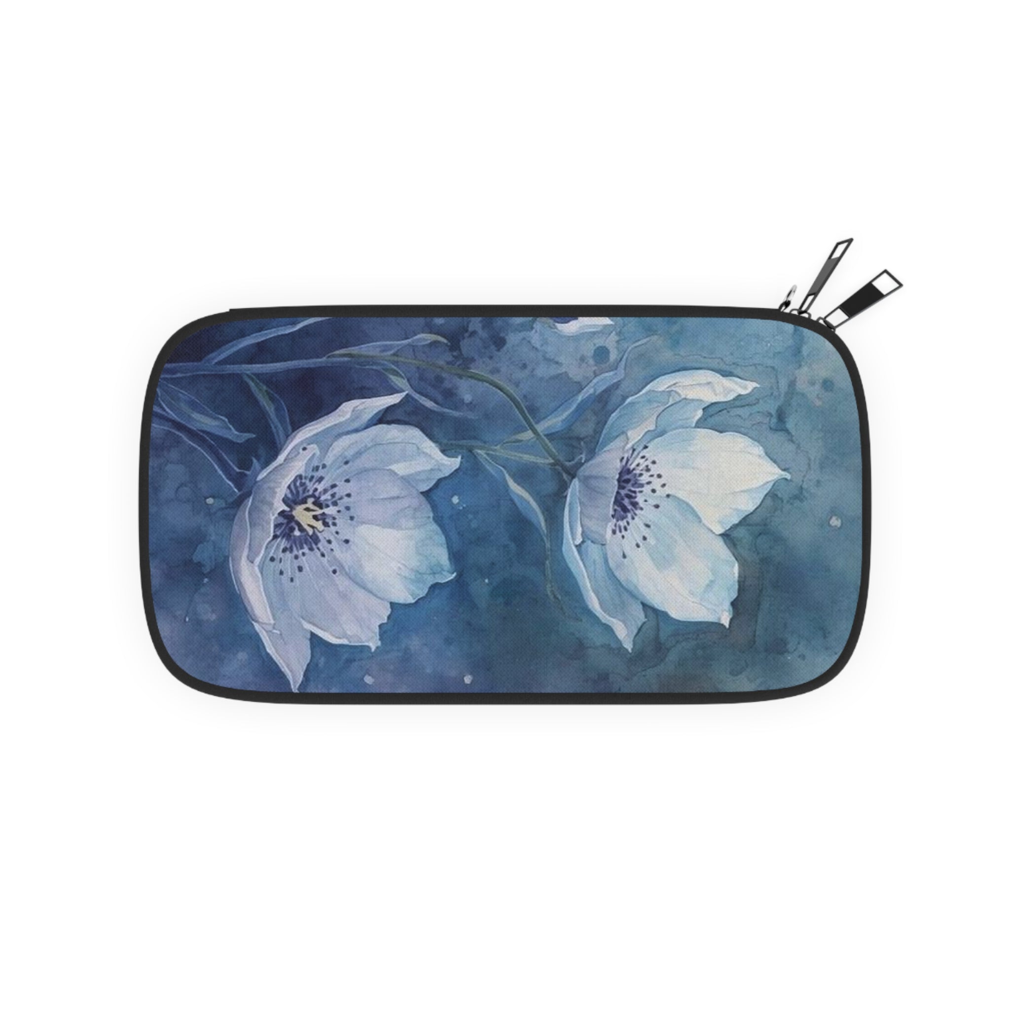 Elegant Moonflower Passport Wallet, Travel Accessory, Wedding Gift, Travel Document Holder, Birthday Gift, Stylish Organizer - Rosetta Creative Boutique