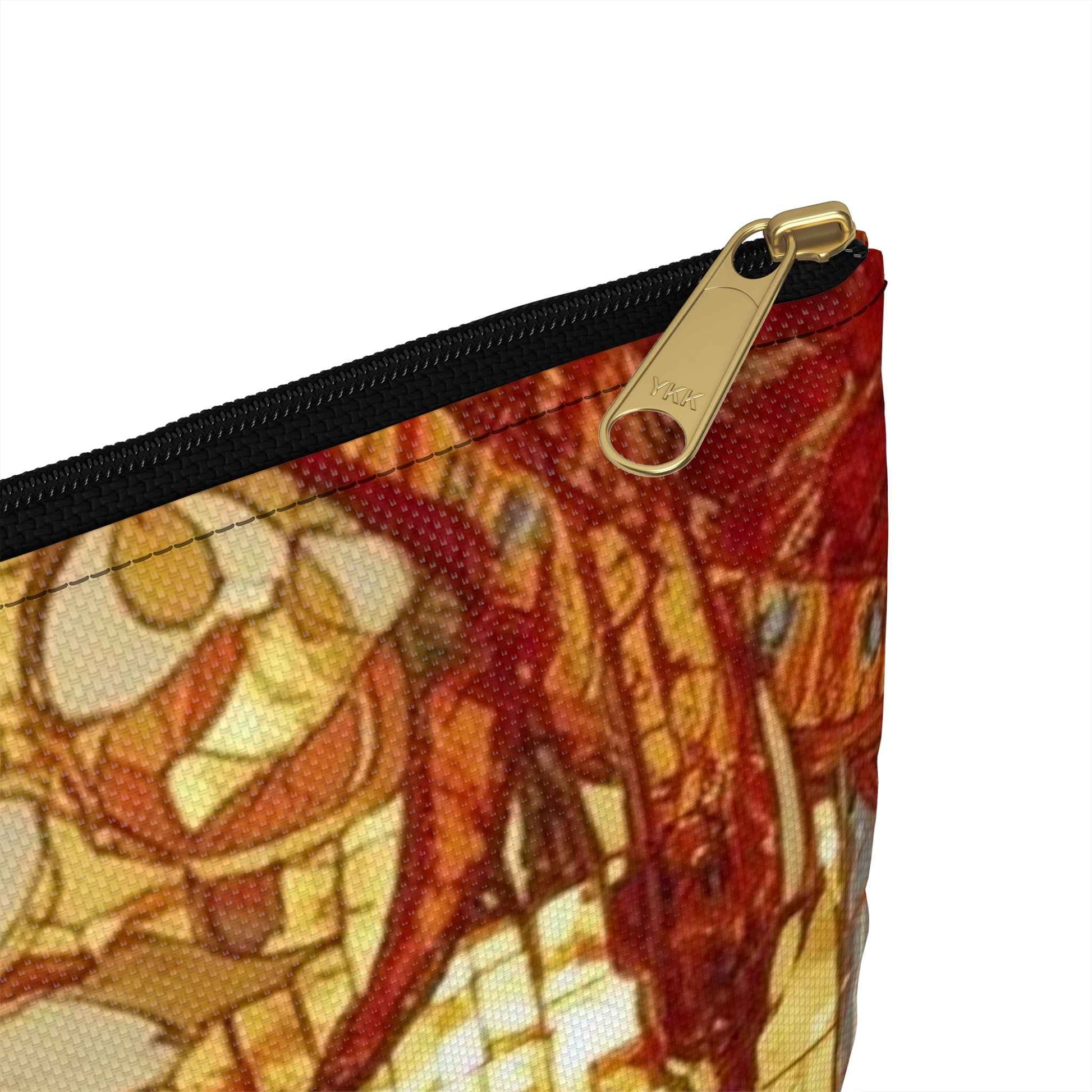 Bohemian Floral Accessory Pouch – Perfect for Travel and Organizing