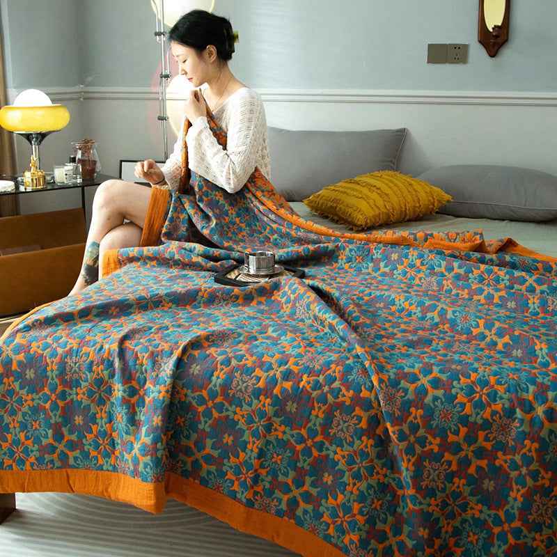 Pure Cotton Luxury Three-layer Cotton Blanket