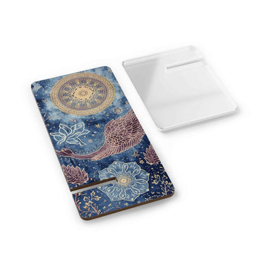 Bohemian Smartphone Display Stand - Artistic Phone Holder with Floral Design