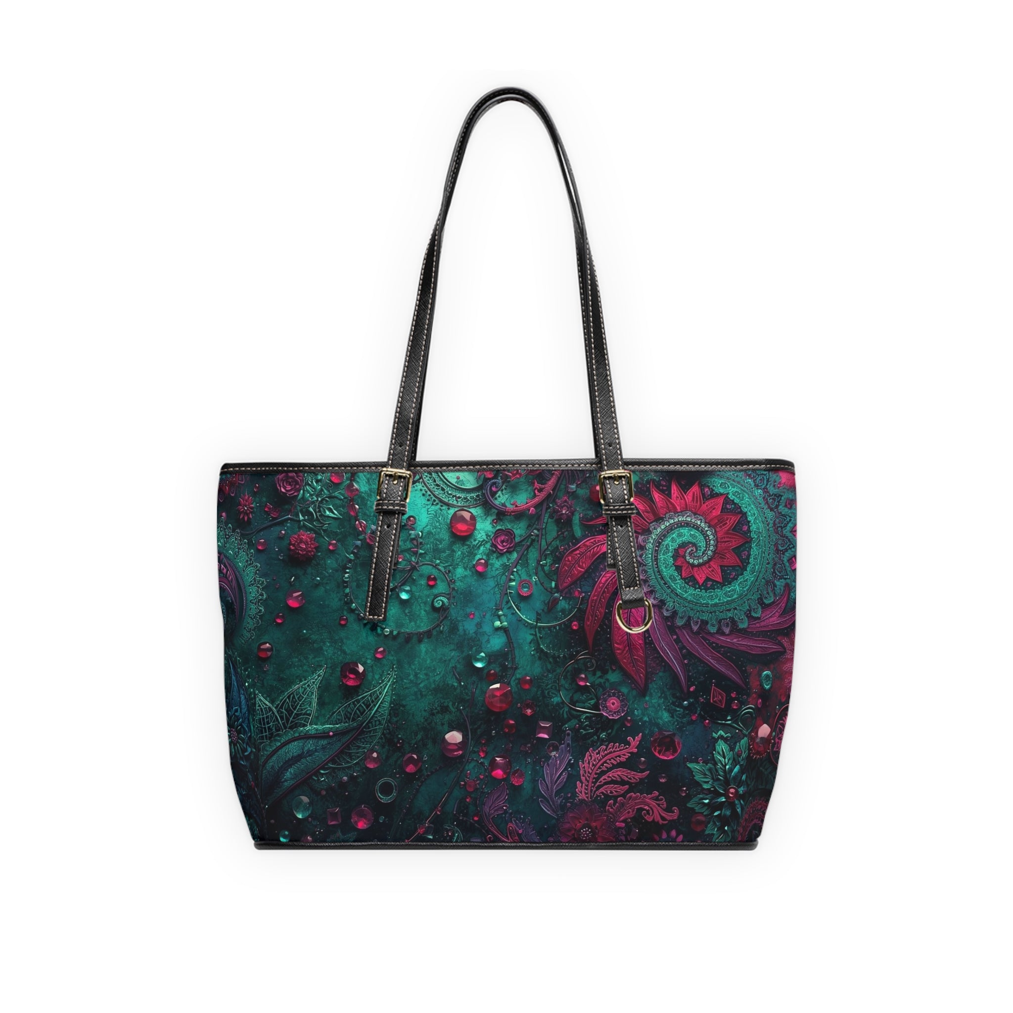 Boho Chic PU Leather Shoulder Bag Stylish Everyday Tote - Rosetta Creative Boutique