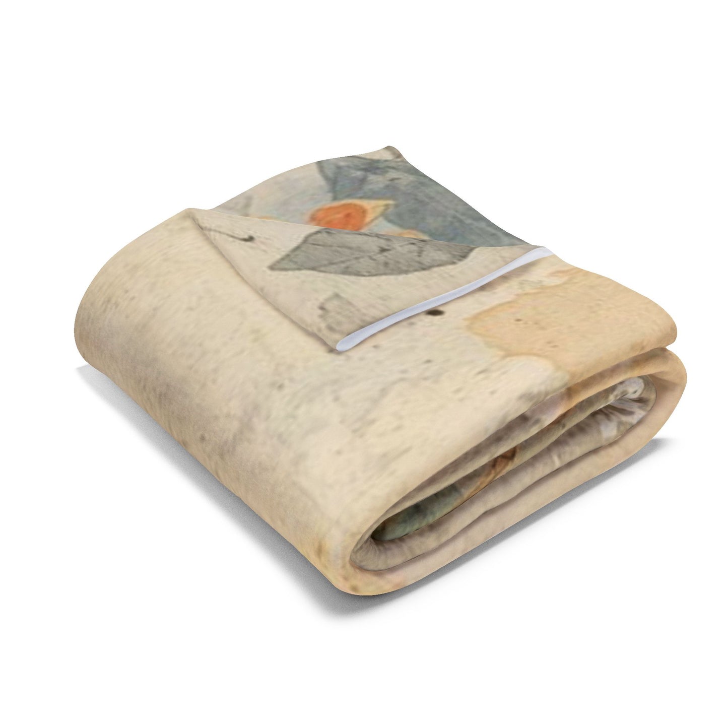 Cozy Floral Arctic Fleece Blanket, Soft Throw for Home Decor, Gift for Housewarming, Relaxing Evenings, Lightweight Blanket - Rosetta Creative Boutique