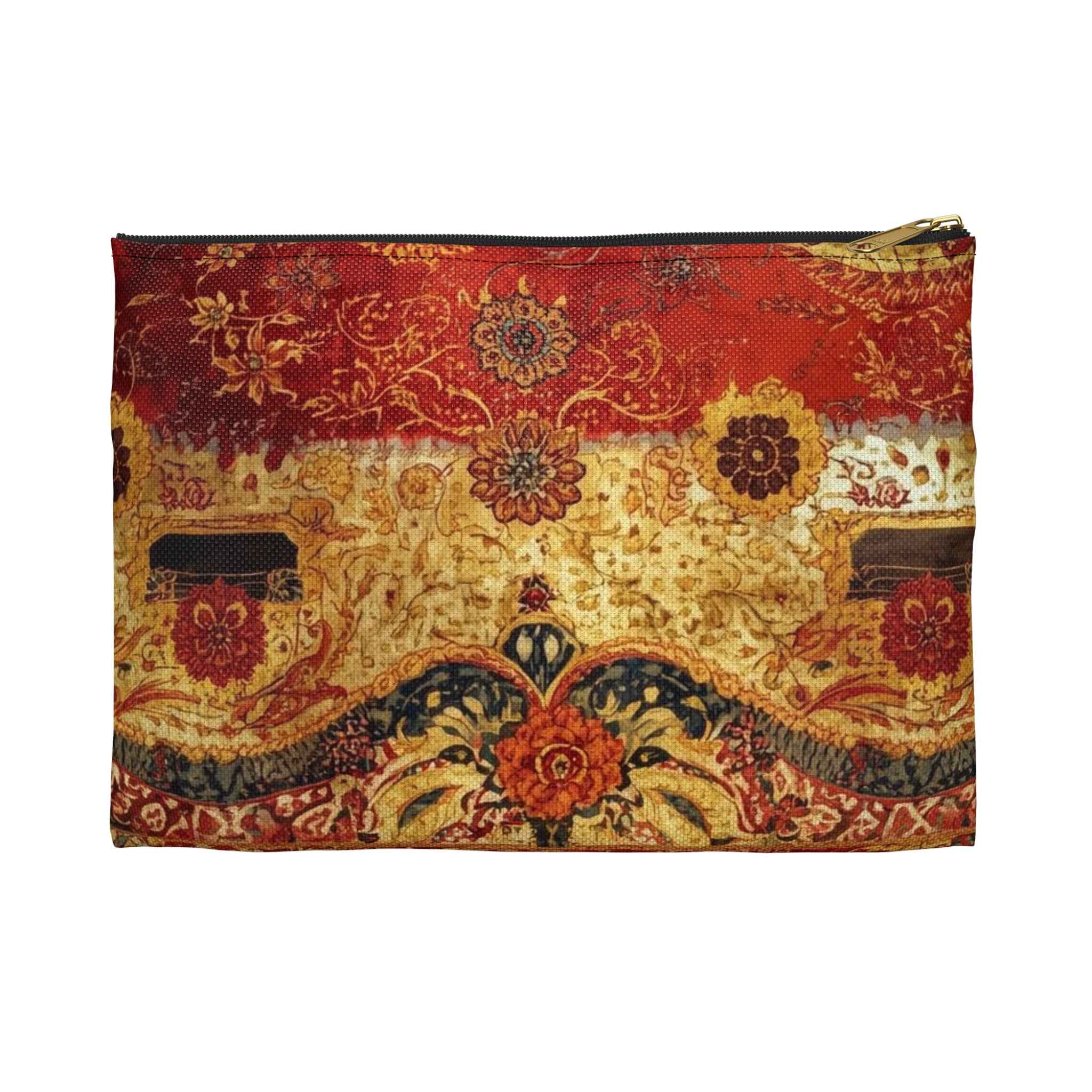 Elegant Floral Accessory Pouch for Stylish Organization