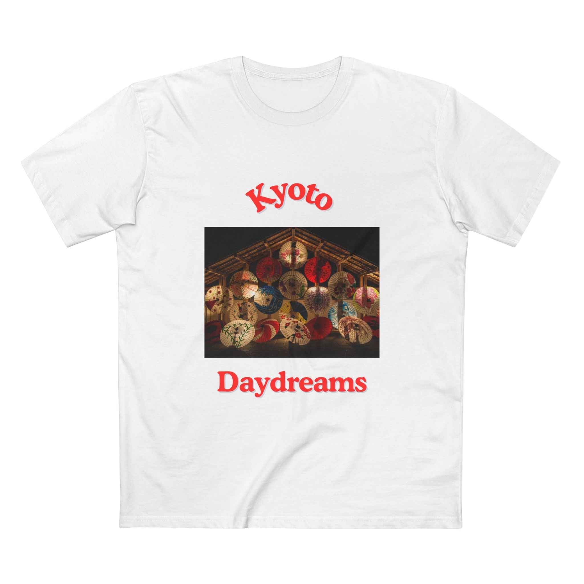 Kyoto Daydreams Vintage Japanese Umbrella Photo Tee Soft Cotton