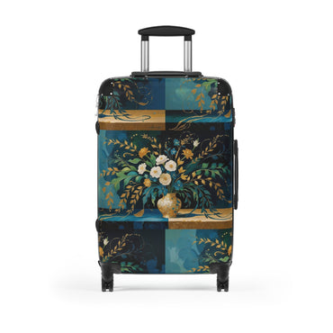 Klimt-Style Floral Print Suitcase - Vintage Travel Luggage, Perfect for Getaways, Bridesmaid Gifts, Vacation Essentials, Summer Trips, Stylish [...]