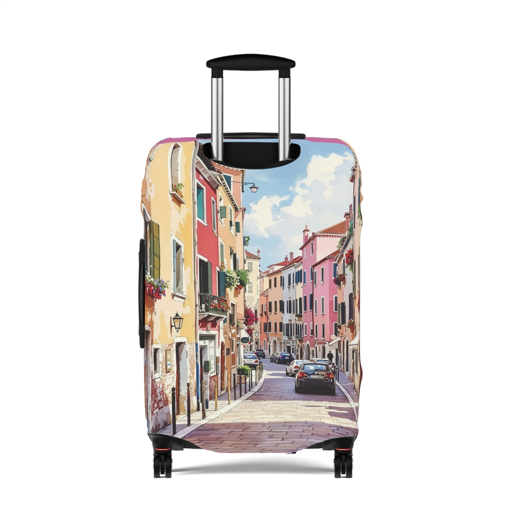 Vibrant Venice Luggage Cover - Stylish Suitcase Protector for Travel Lovers and Personalized Gifts for Wanderlust - Rosetta Creative Boutique